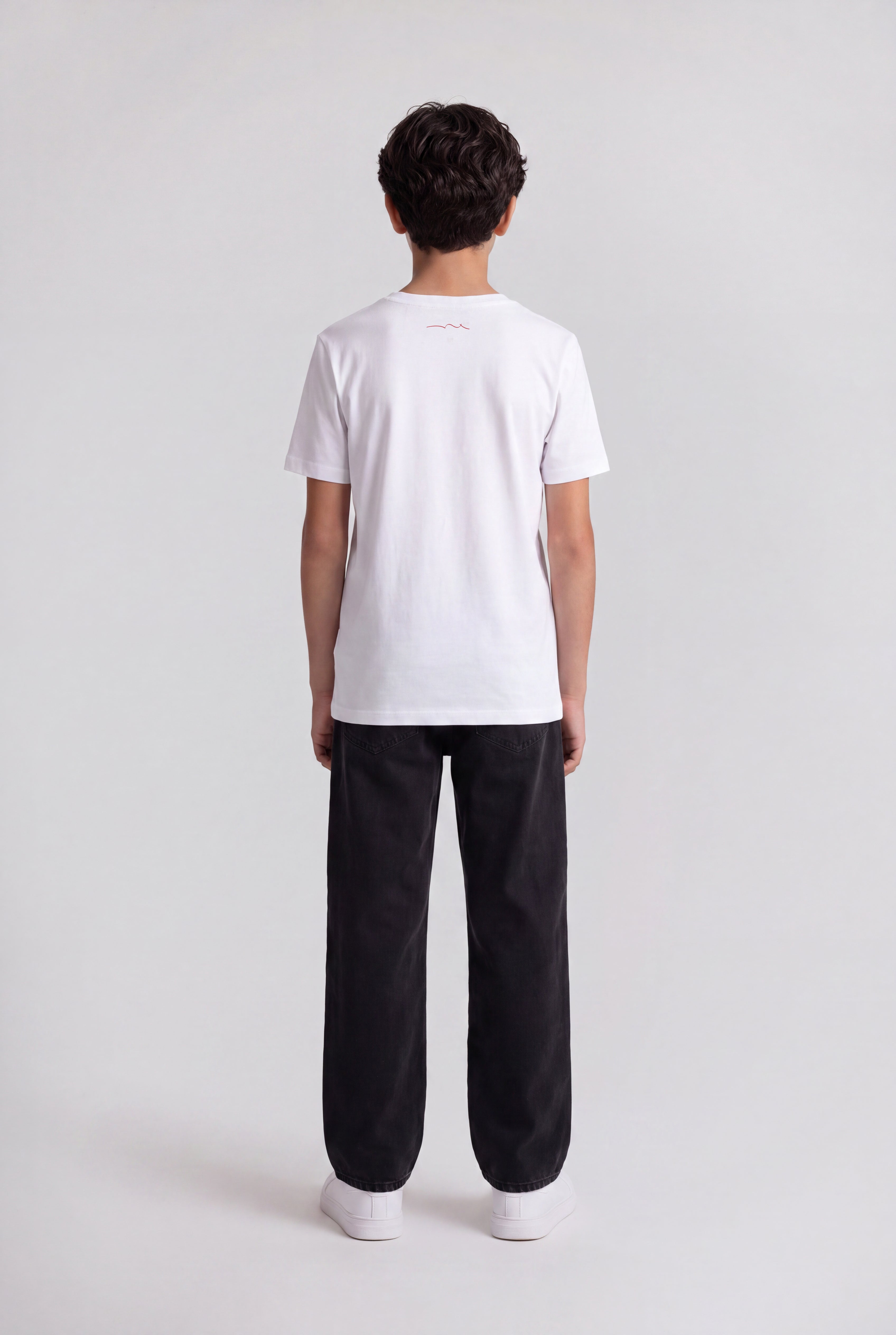 Teddy Smith T-Evan t-shirt garçon blanc coton