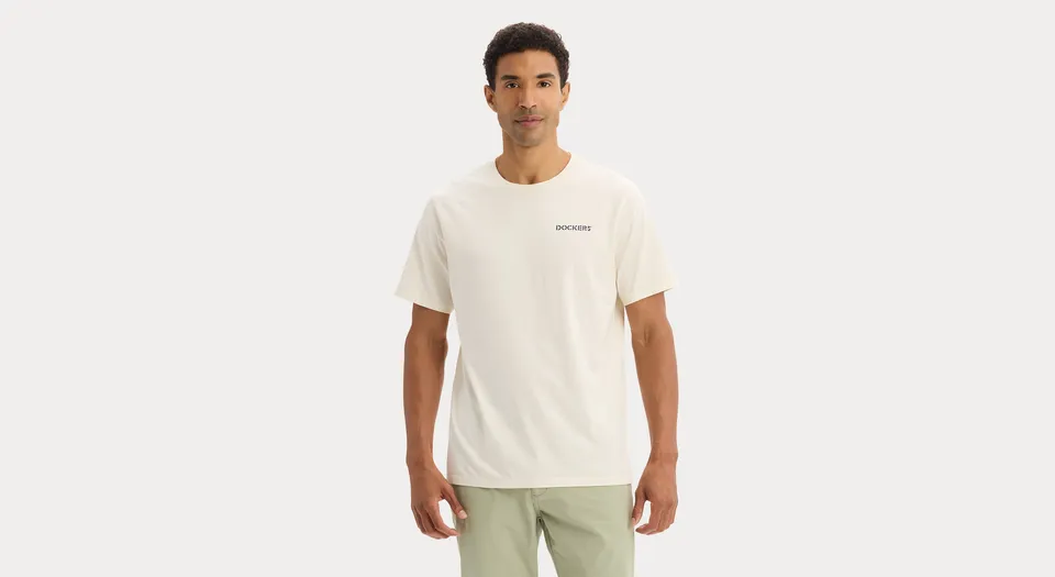 Dockers Graphic Tee Regular Fit tee-shirt beige buttercream