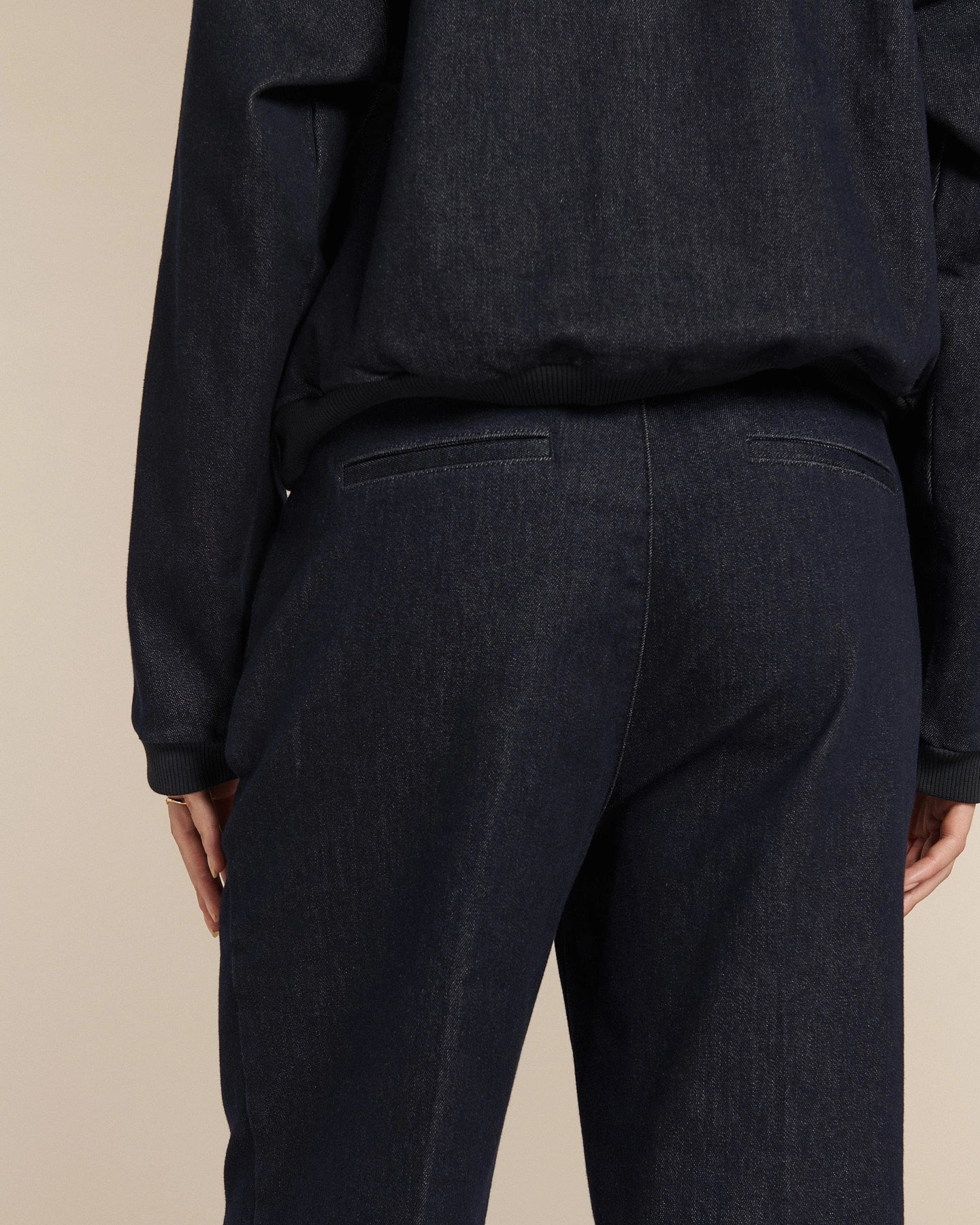 Labdip Napa Long jean flare taille haute denim laine