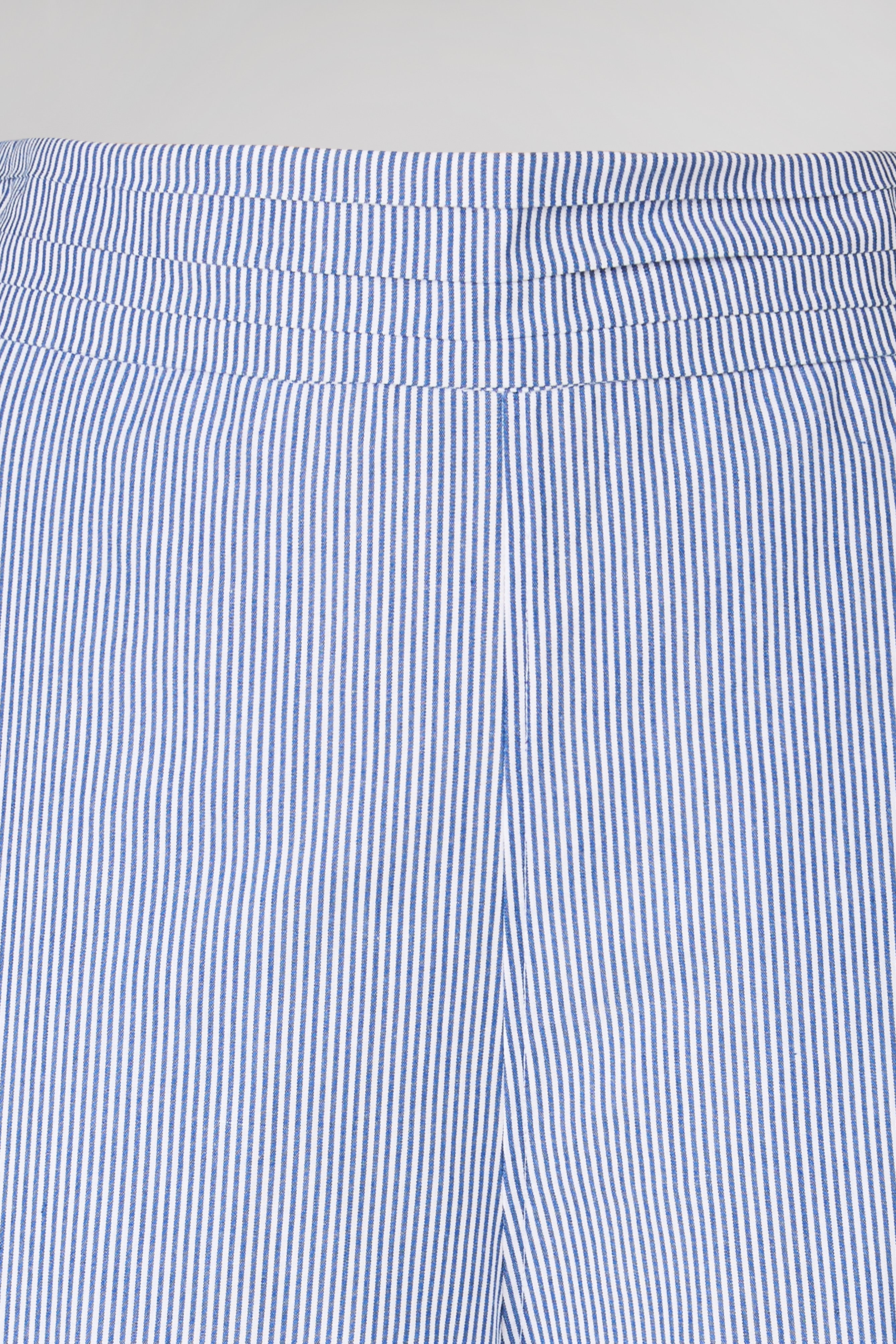 Teddy Smith P-Rebelle pantalon large bleu nuageux rayures coton