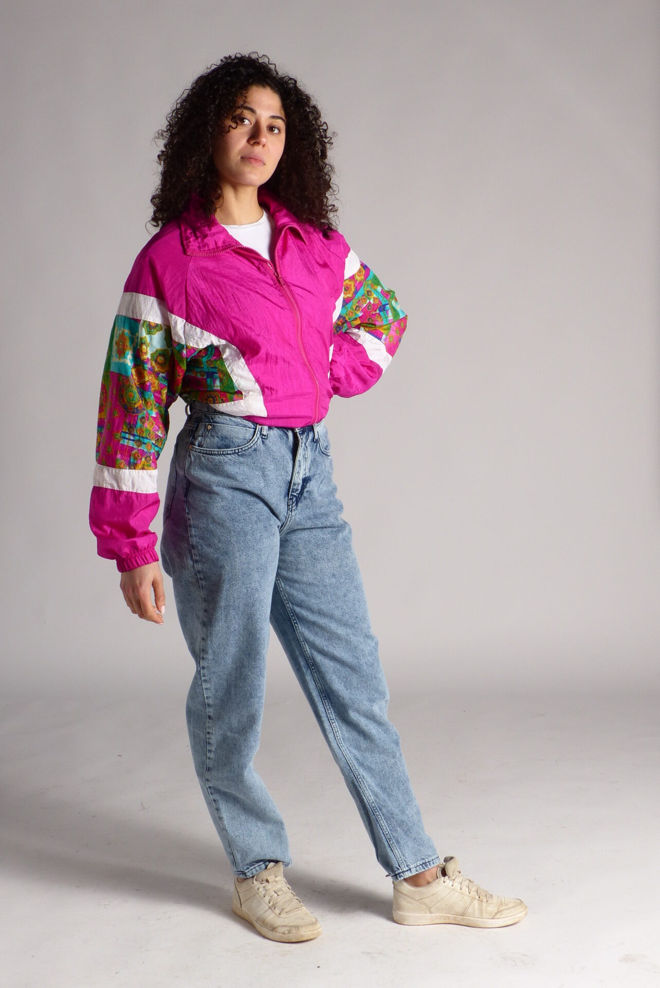 AA Spontané Rétro Mom 80's jean bleu taille haute