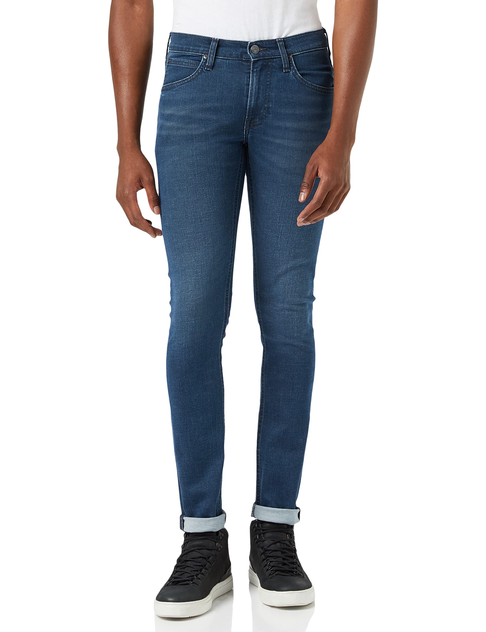 Lee Luke Steel Blue jean homme 30W 34L slim