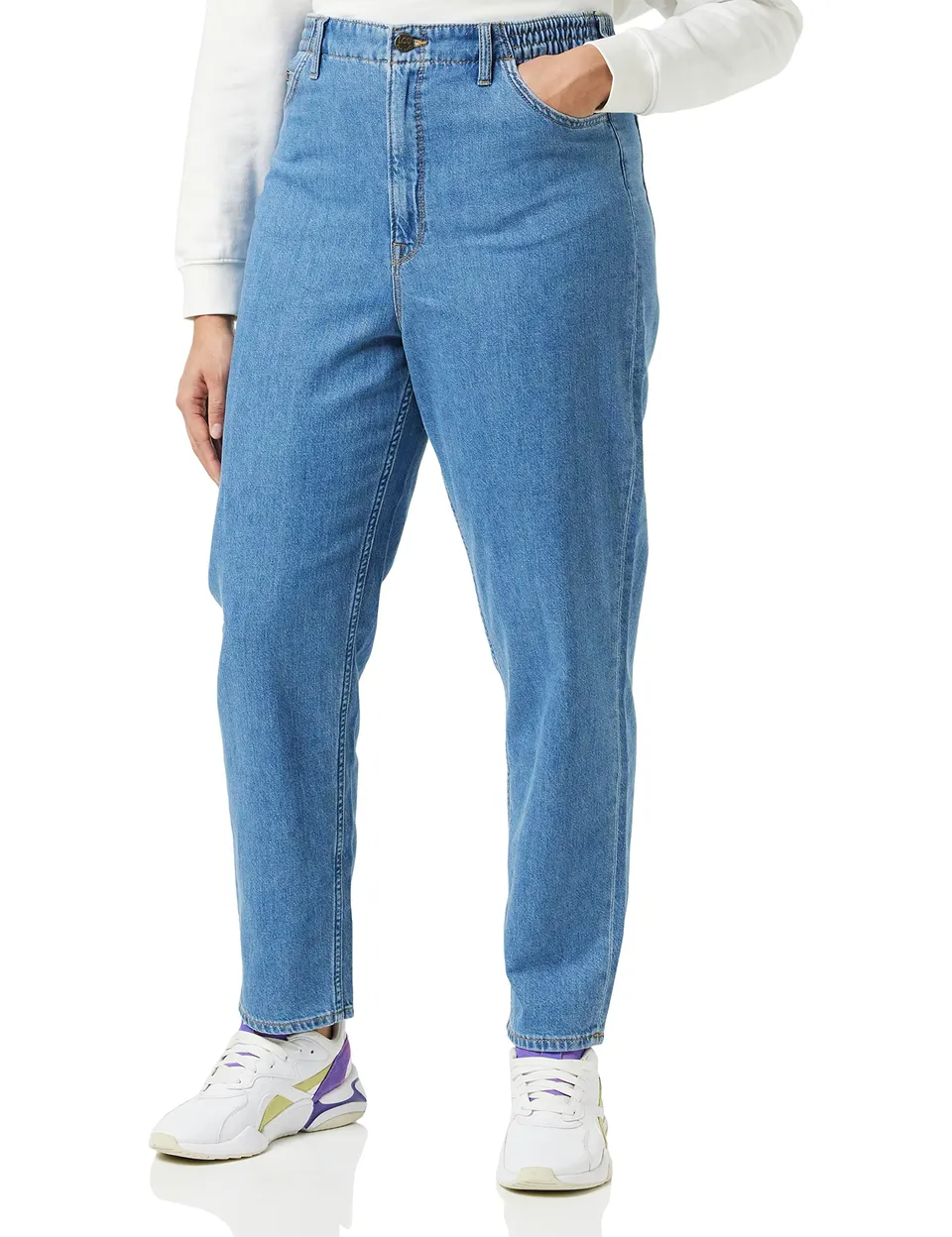 Lee Stella T jean femme élastiqué coupe droite