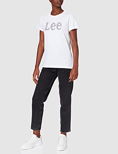 Lee Tee T-shirt femme blanc coton