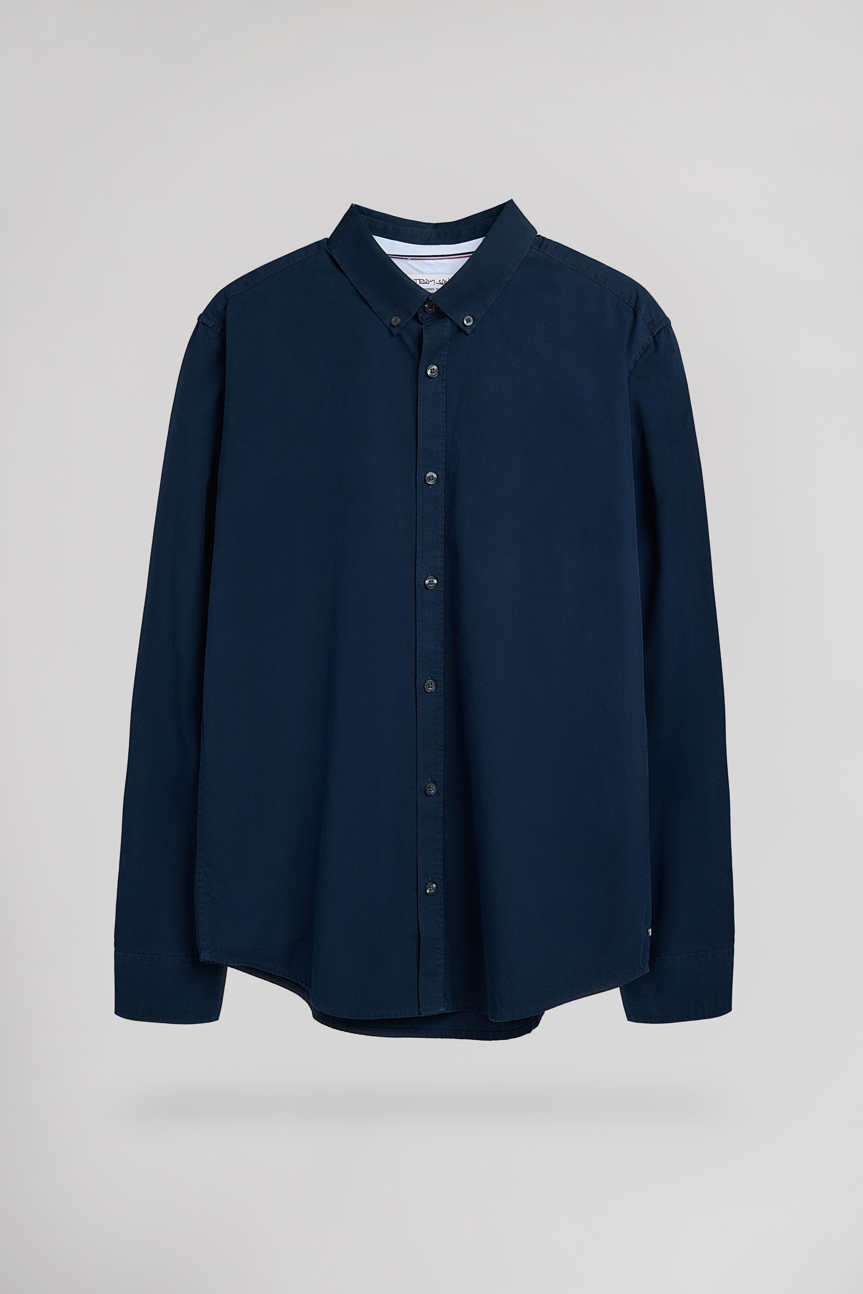 Teddy Smith C-Volt 2 ML chemise twill total navy anti-froissement