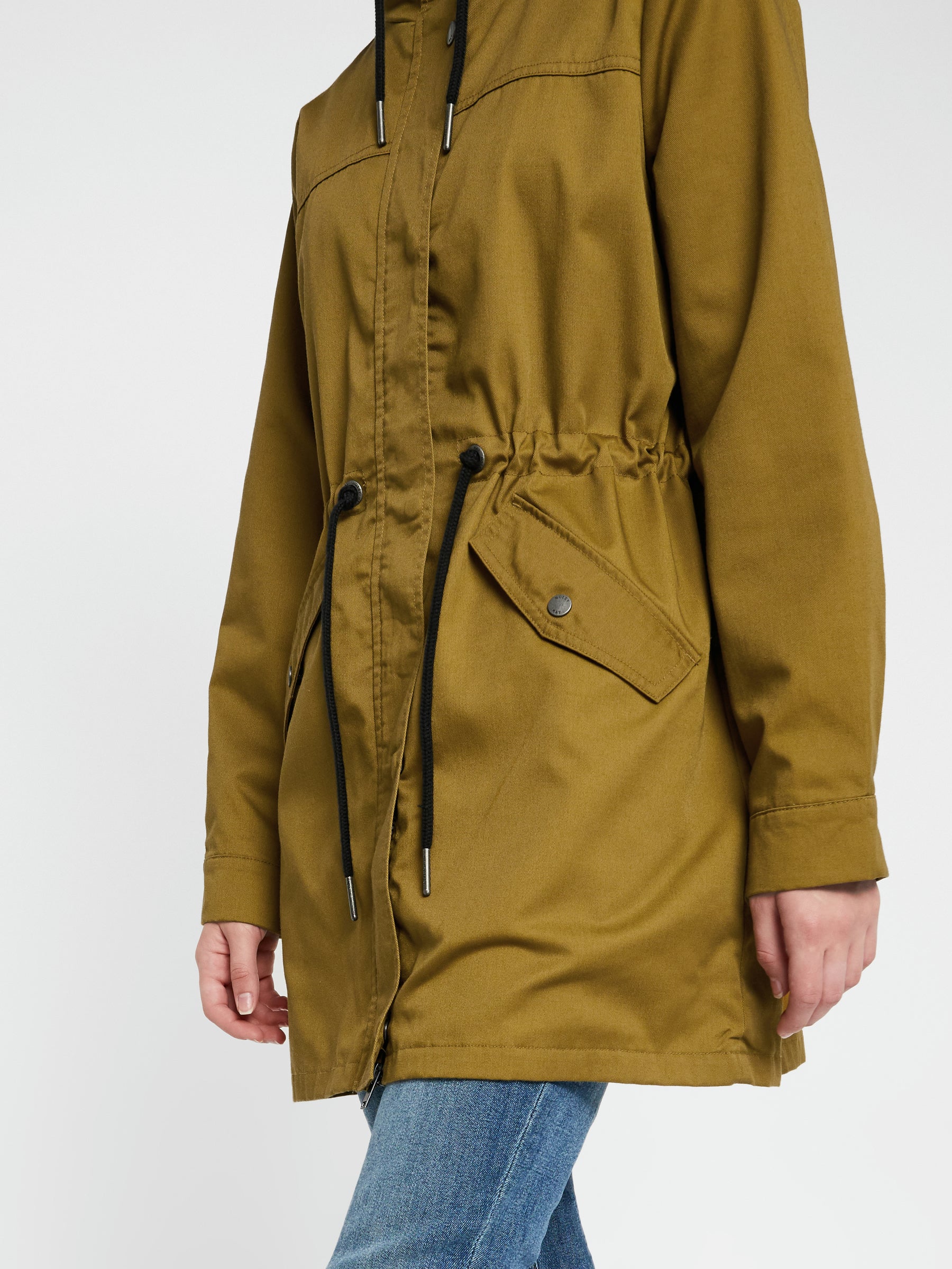 Noisy May veste longue à capuche coton 83 cm