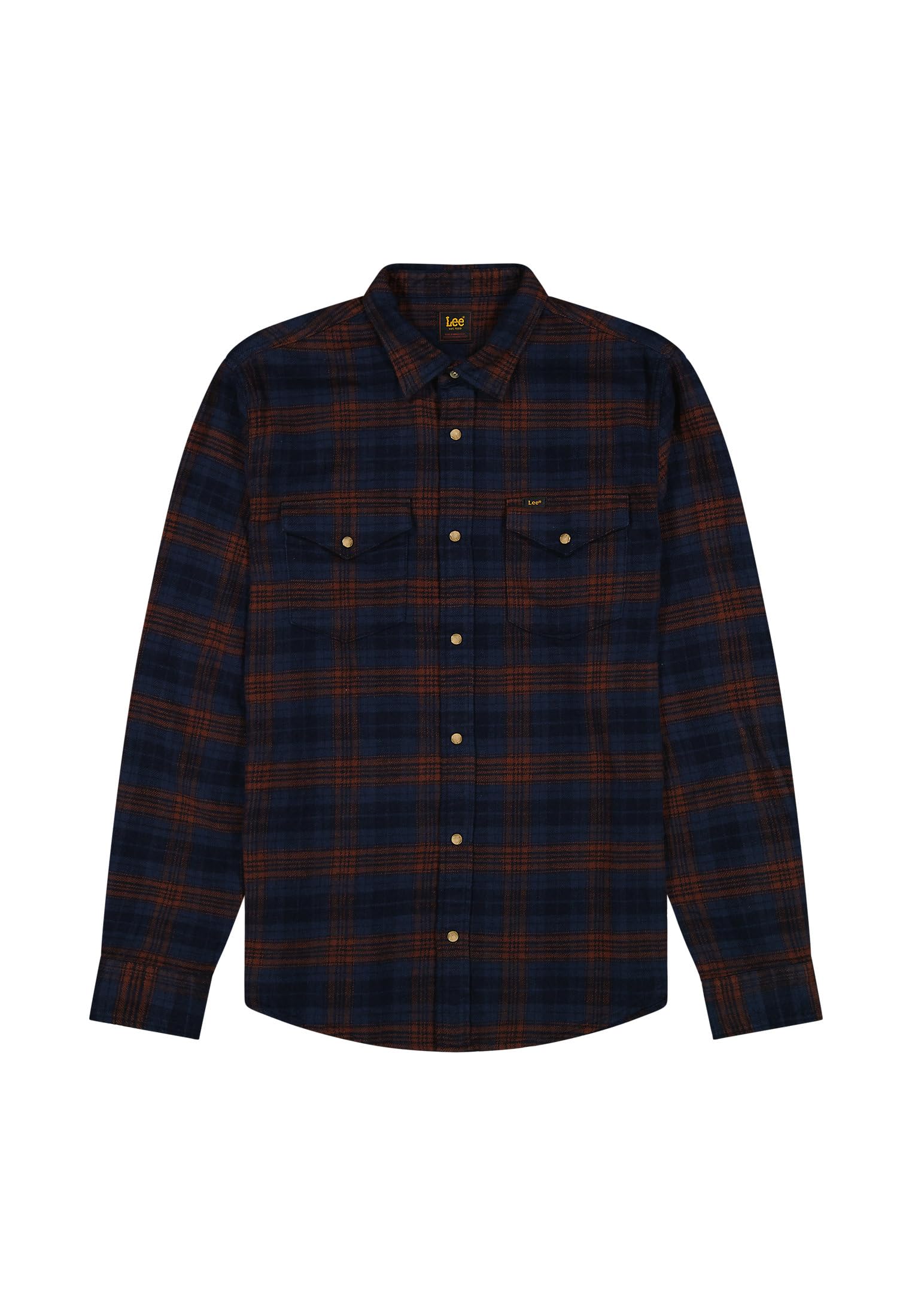 Lee Clean Western Shirt chemise homme gris coupe regular