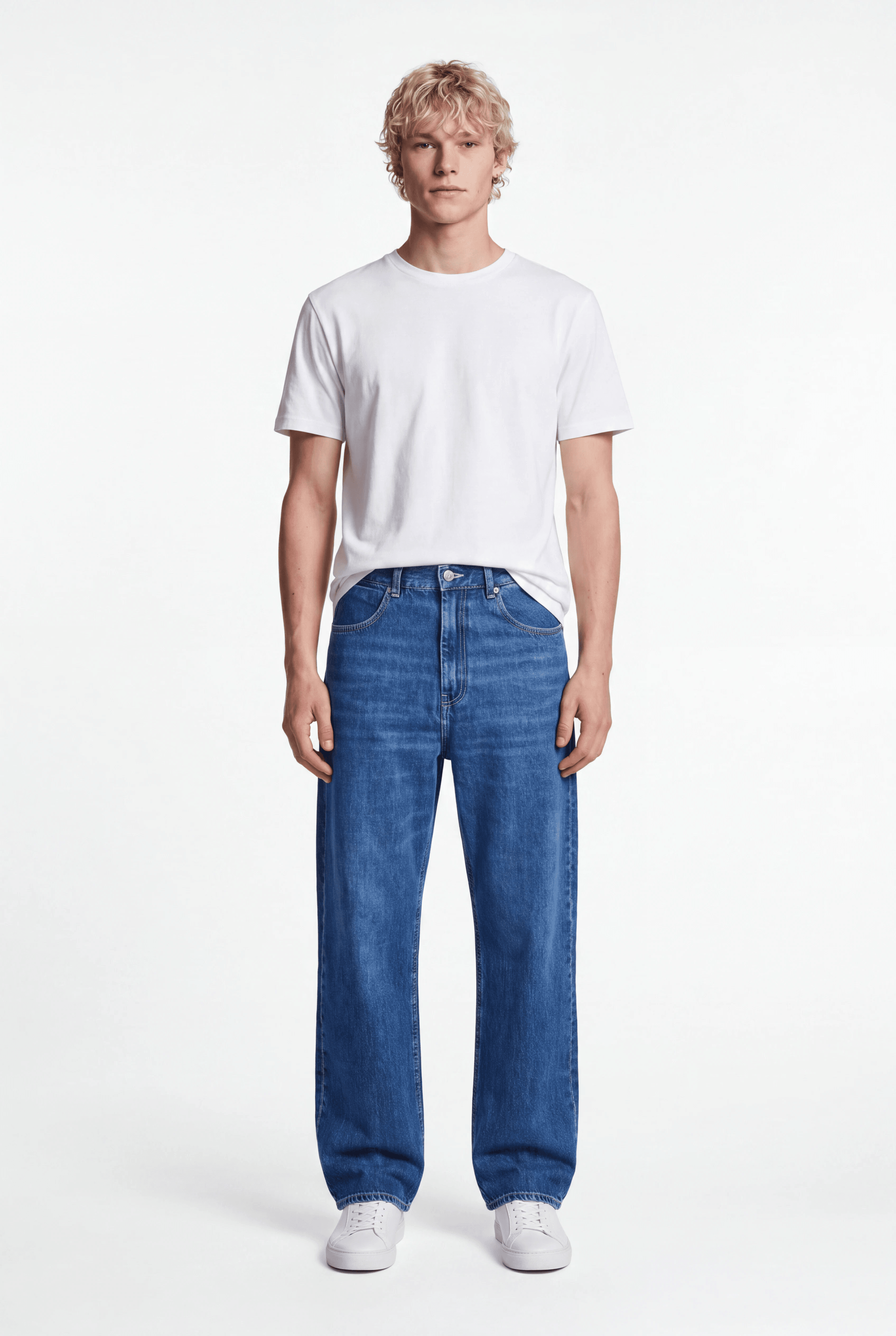Teddy Smith Big Memphis jean baggy indigo 100% coton