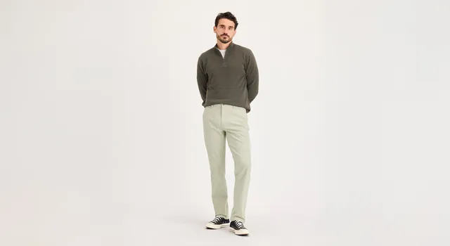 Dockers Alpha Chino pantalon slim beige stretch