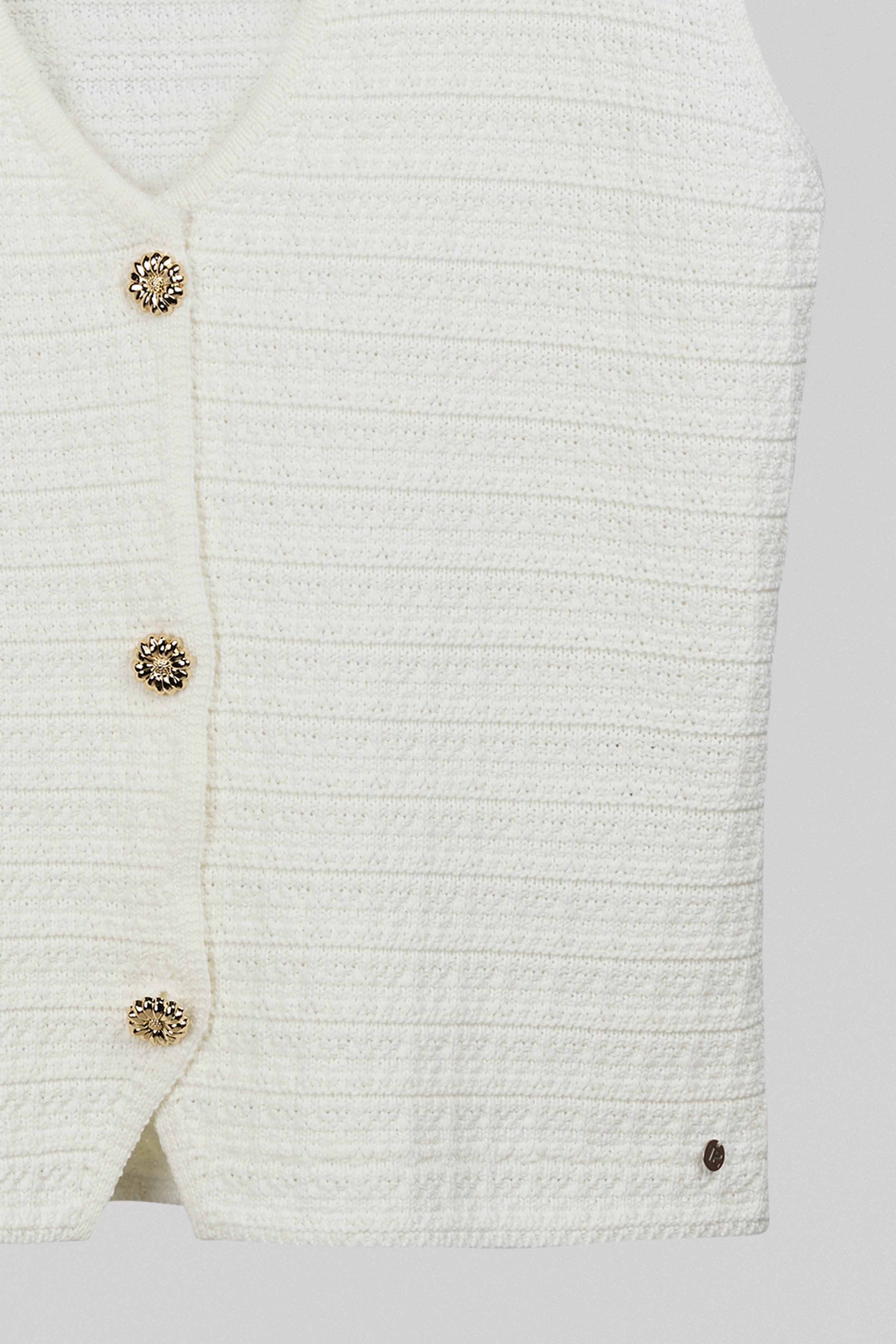 Teddy Smith G-Millie gilet sans manches blanc cassé