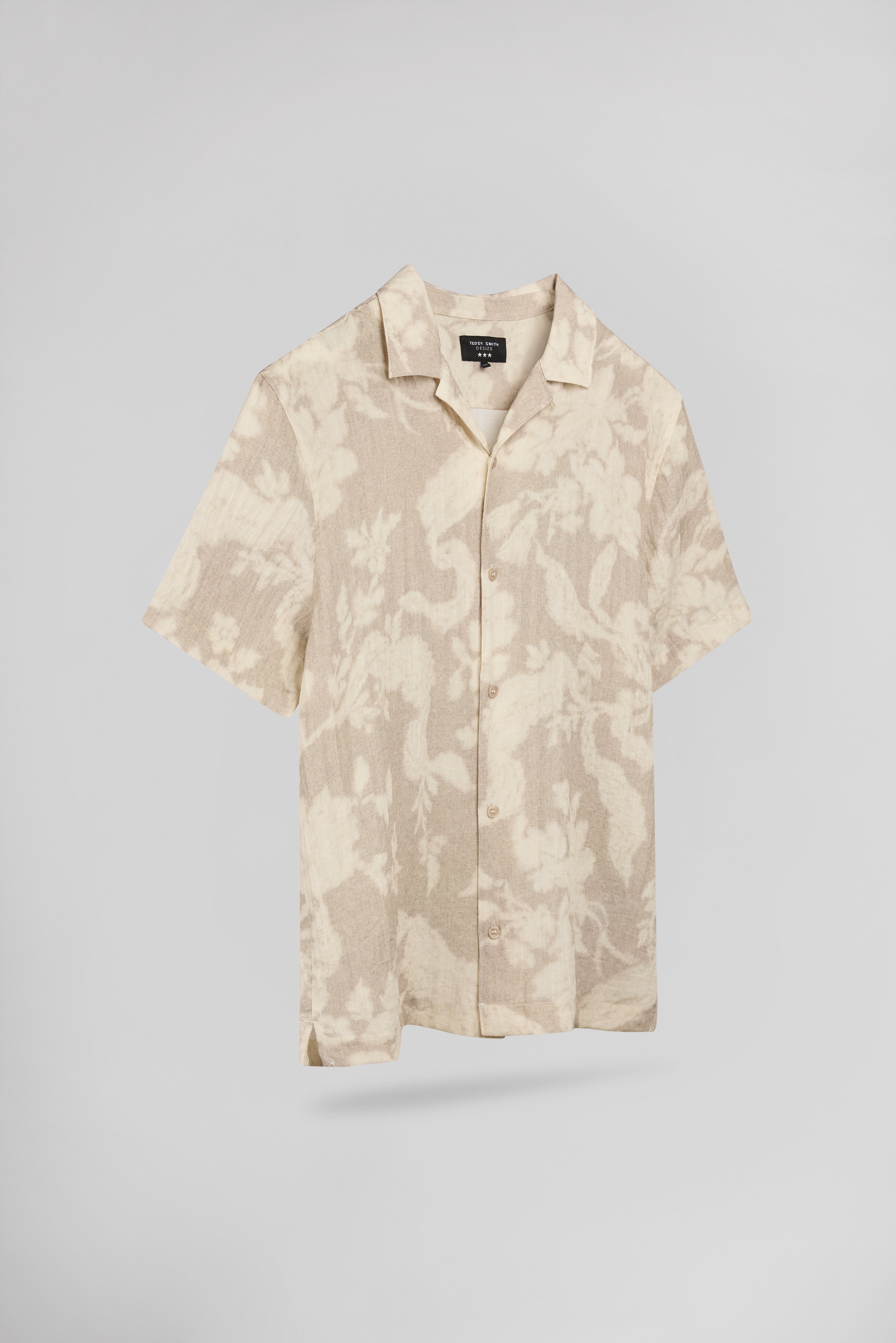 Teddy Smith C-Anders MC chemise hawaienne beige imprime