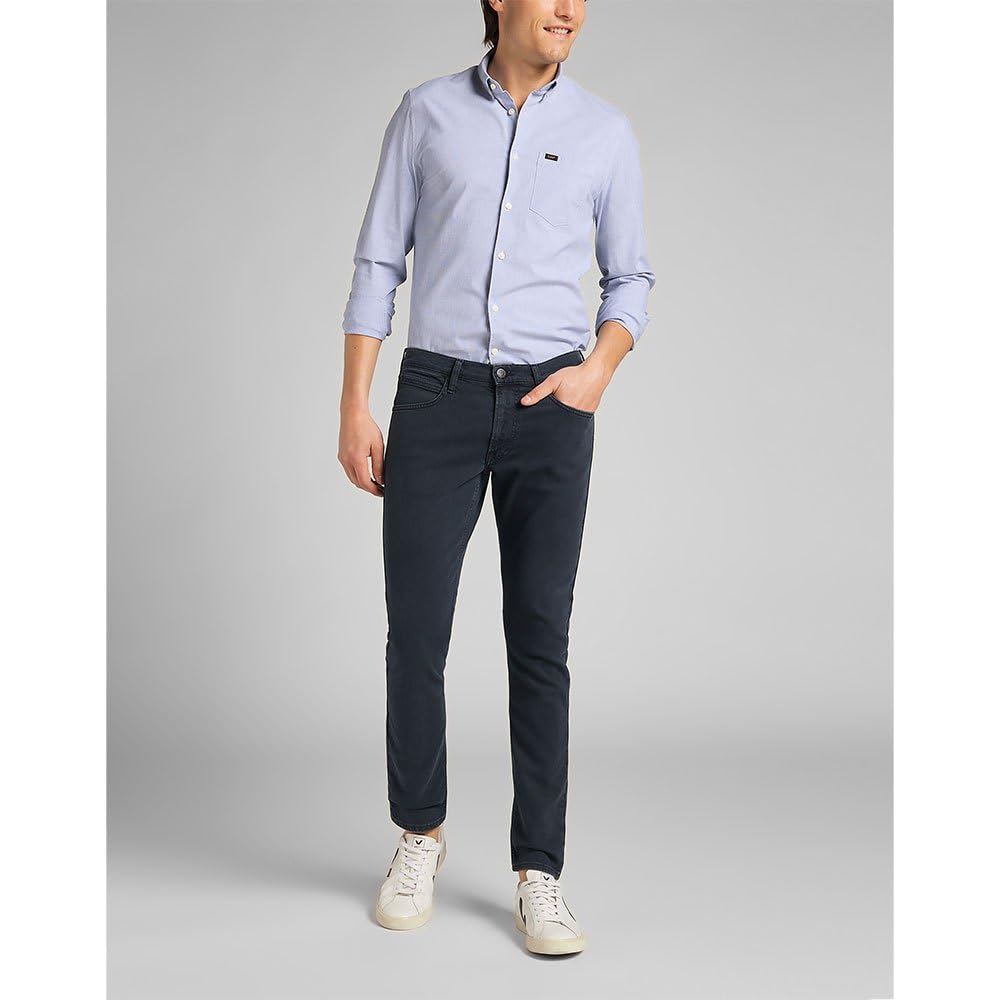 Lee Slim Button Down chemise homme bleu délavé taille L