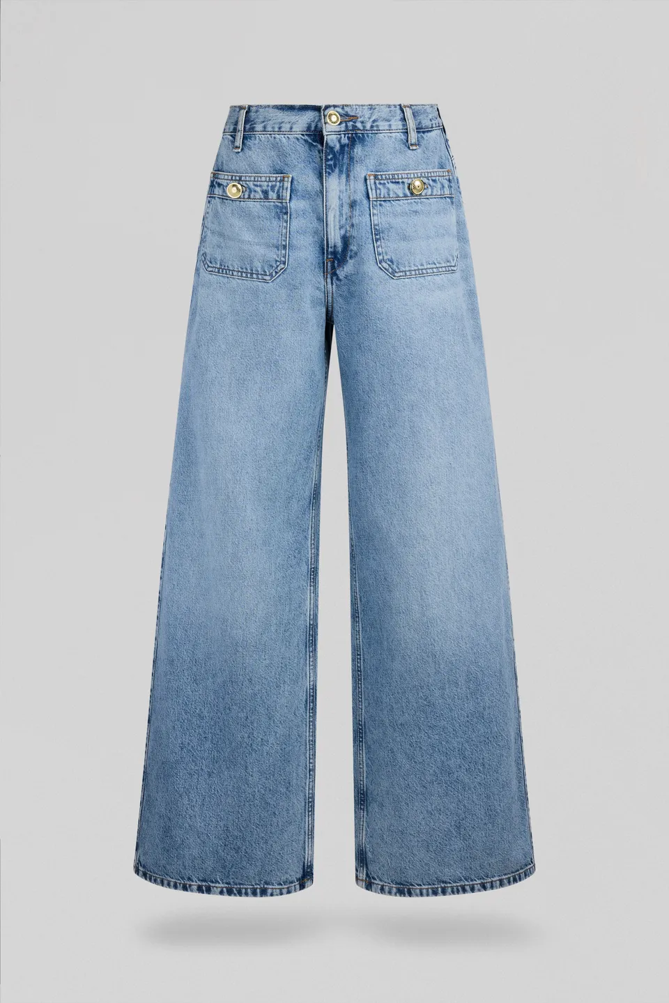 Teddy Smith P-Josefa Wide jean large indigo