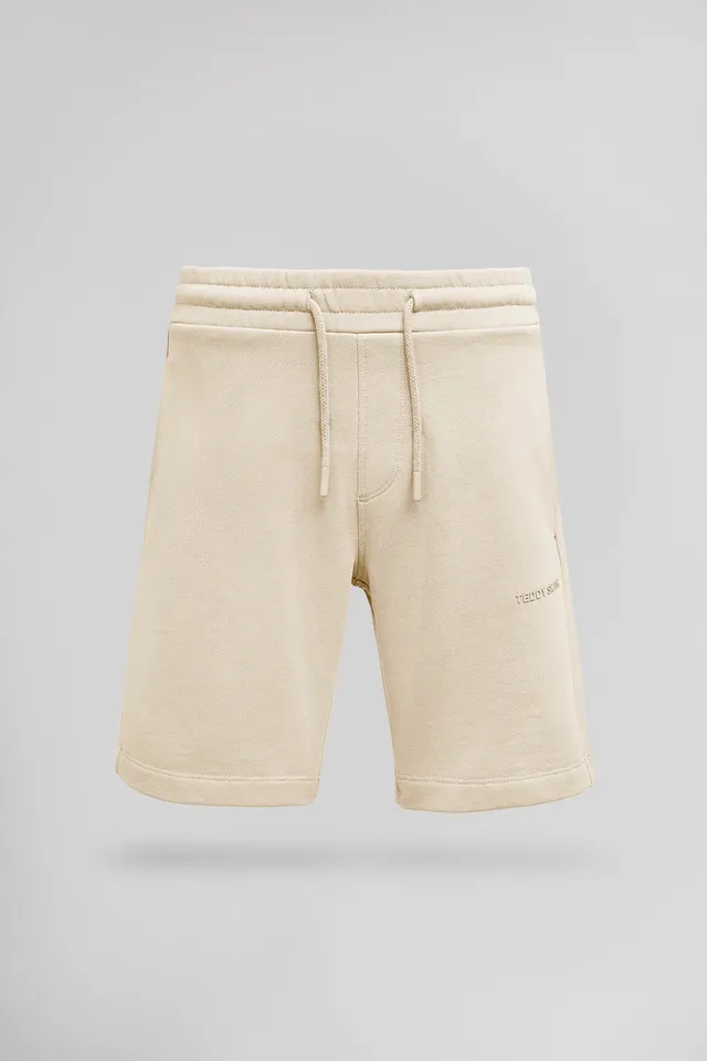 Teddy Smith S-Narky SH JR short garçon molleton naturel