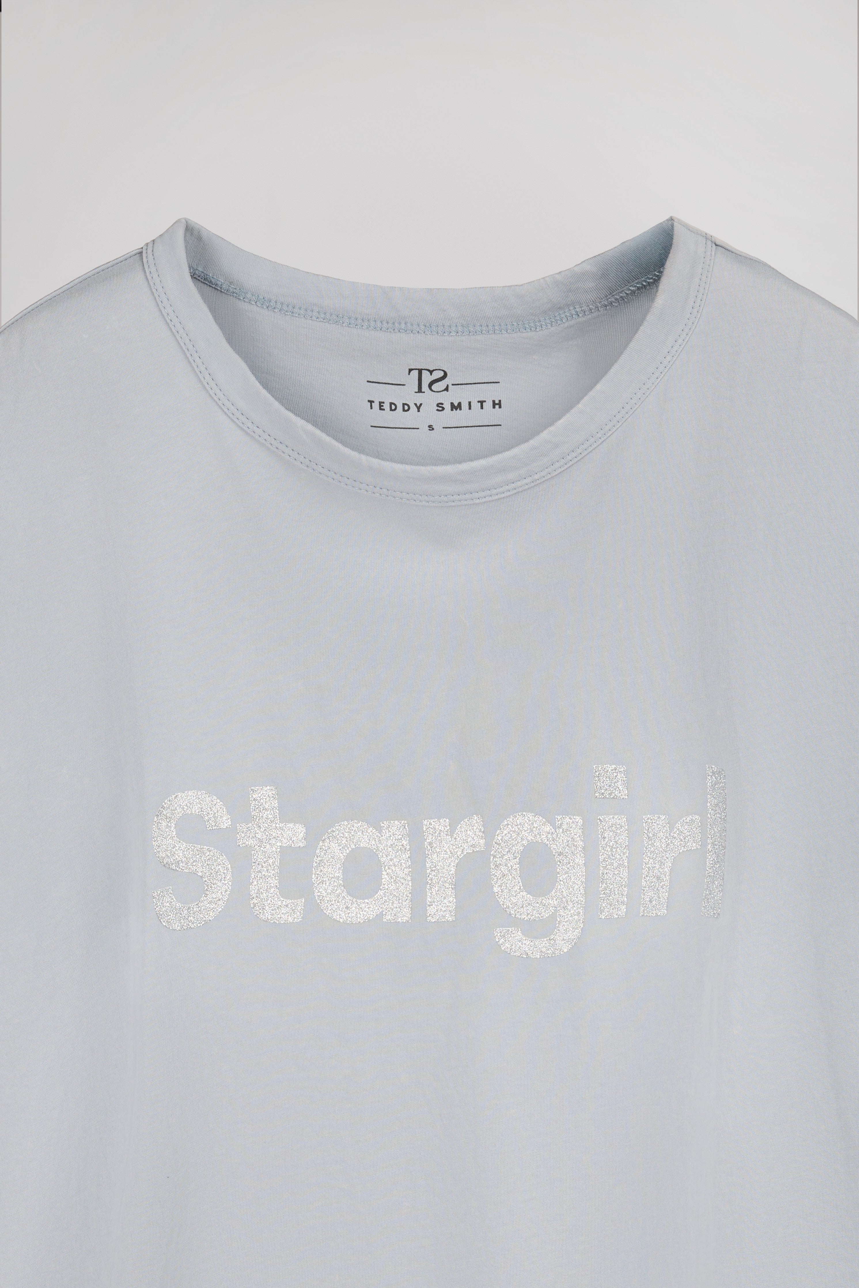 Teddy Smith T-Silver MC t-shirt oversize gris lune