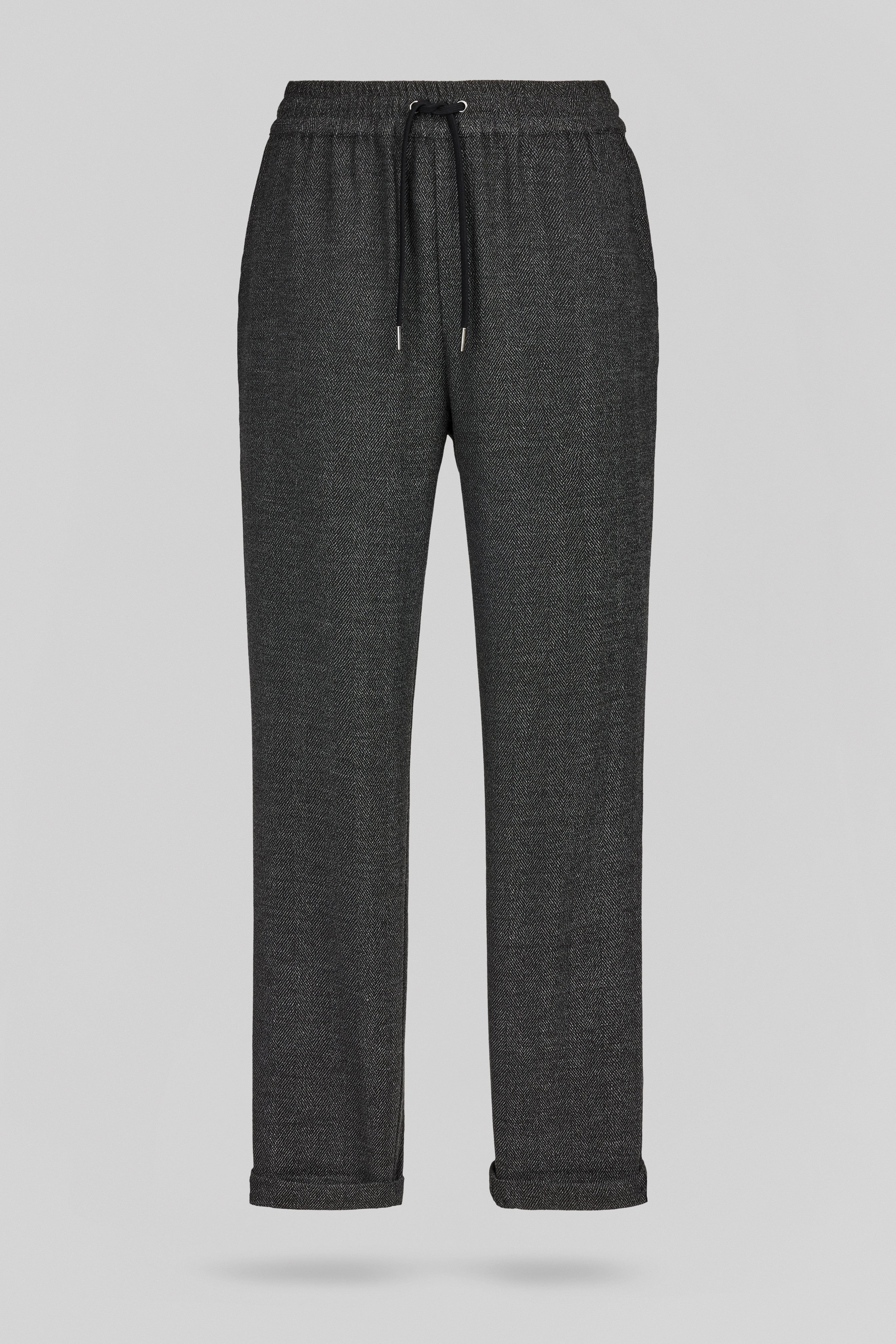 Teddy City pantalon ville femme mélange black élastiqué