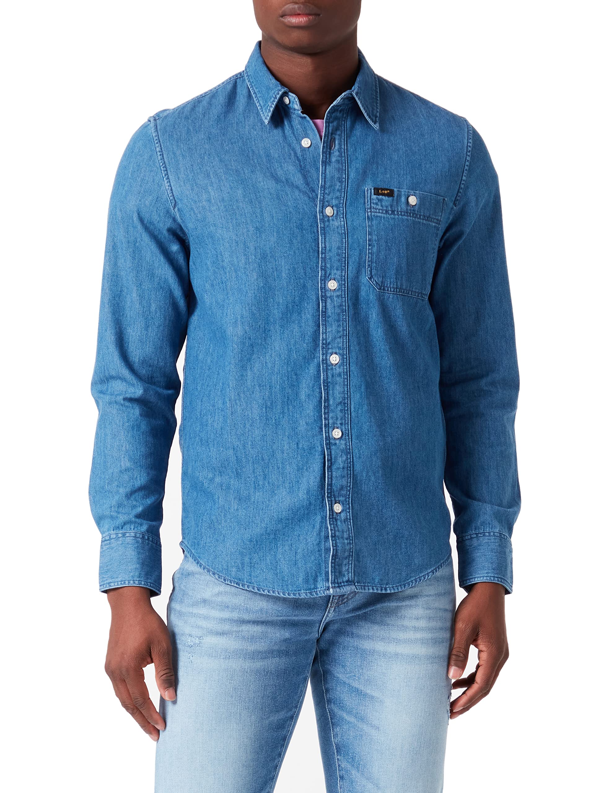 Lee Sure t-shirt homme New Gray manches courtes