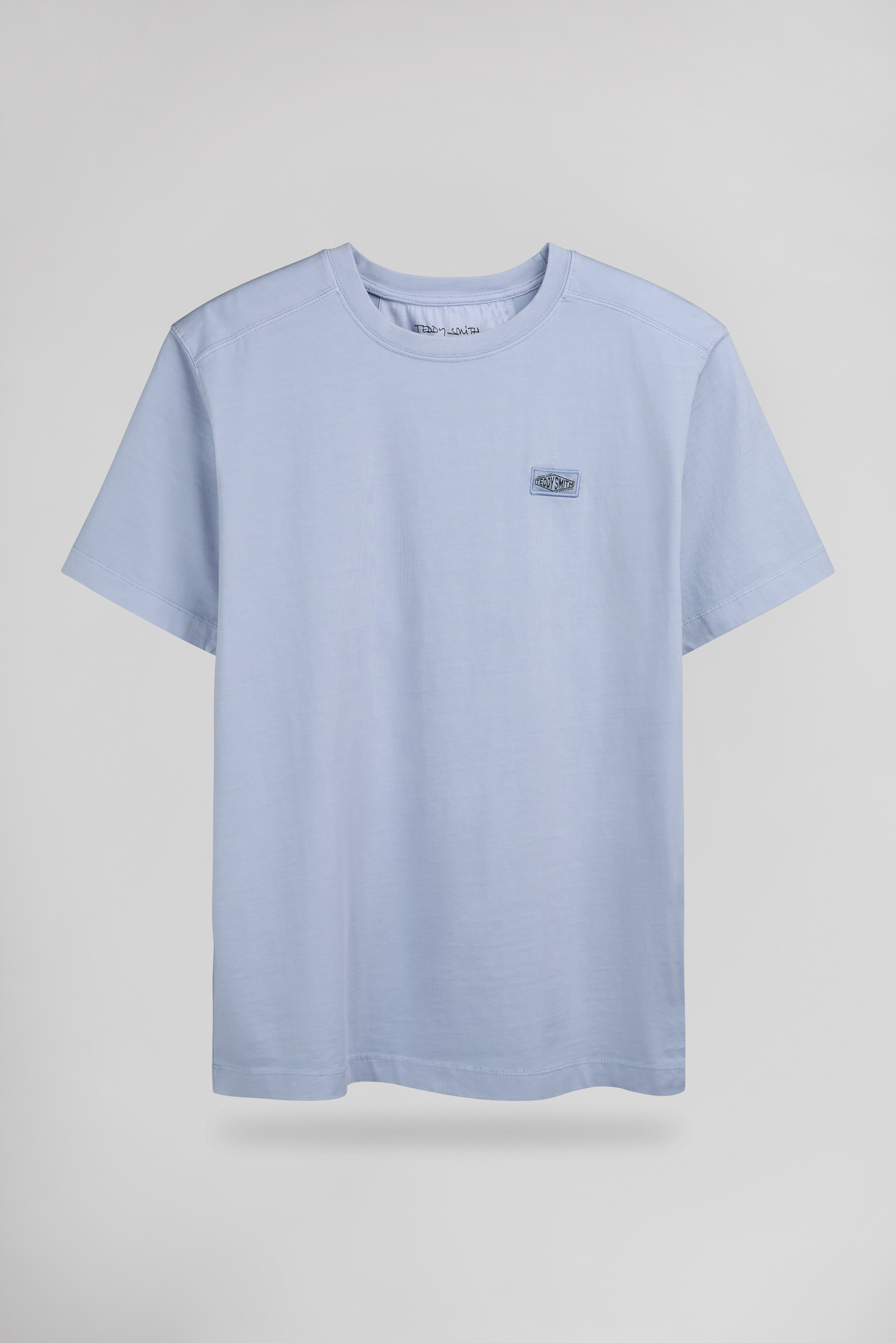 Teddy Smith T-Nateo MC t-shirt pastel blue ample