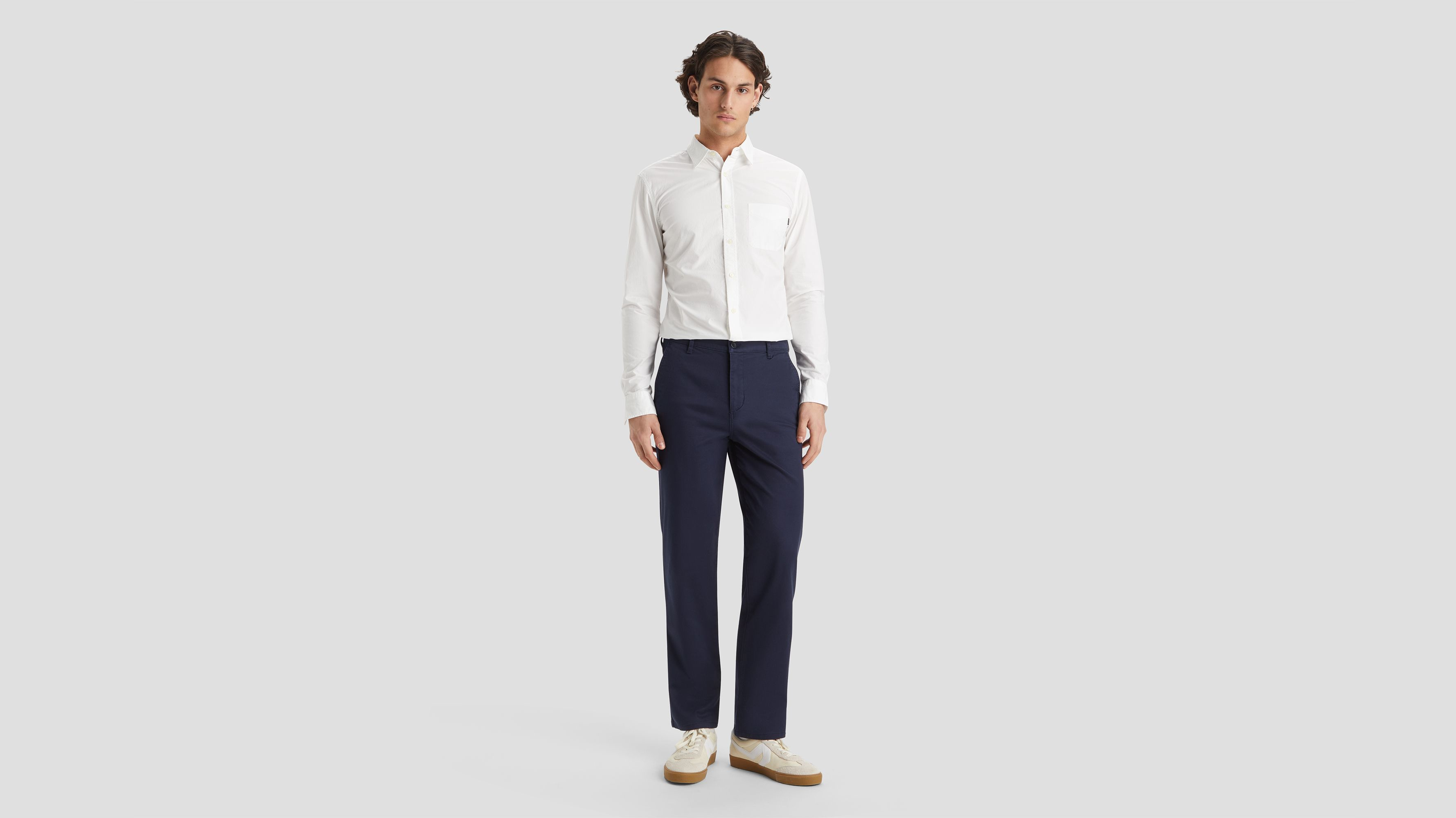 Dockers Original Chino Straight Fit chino bleu marine coton