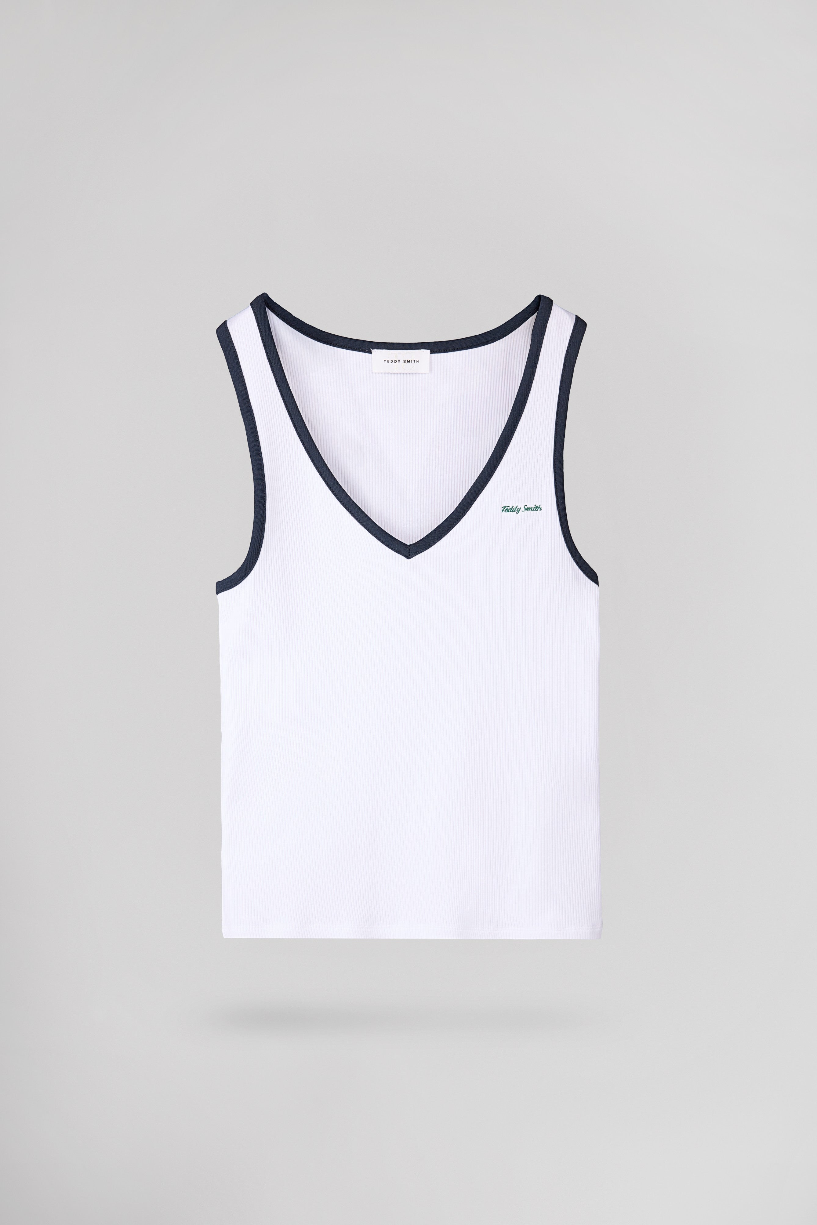 Teddy Smith D-SIA débardeur femme blanc col V