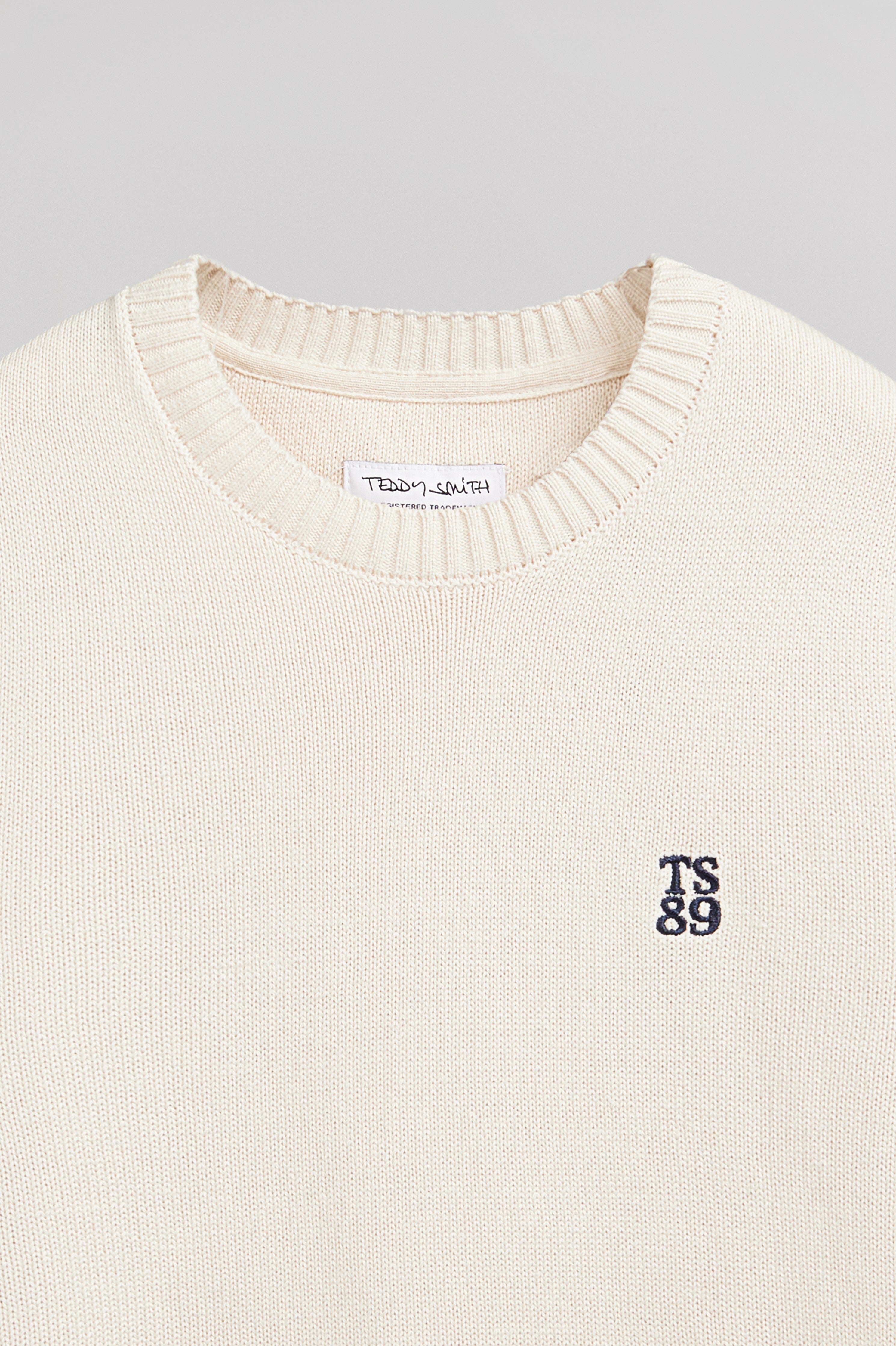 Teddy Smith P-Jimmy pull naturel maille fine