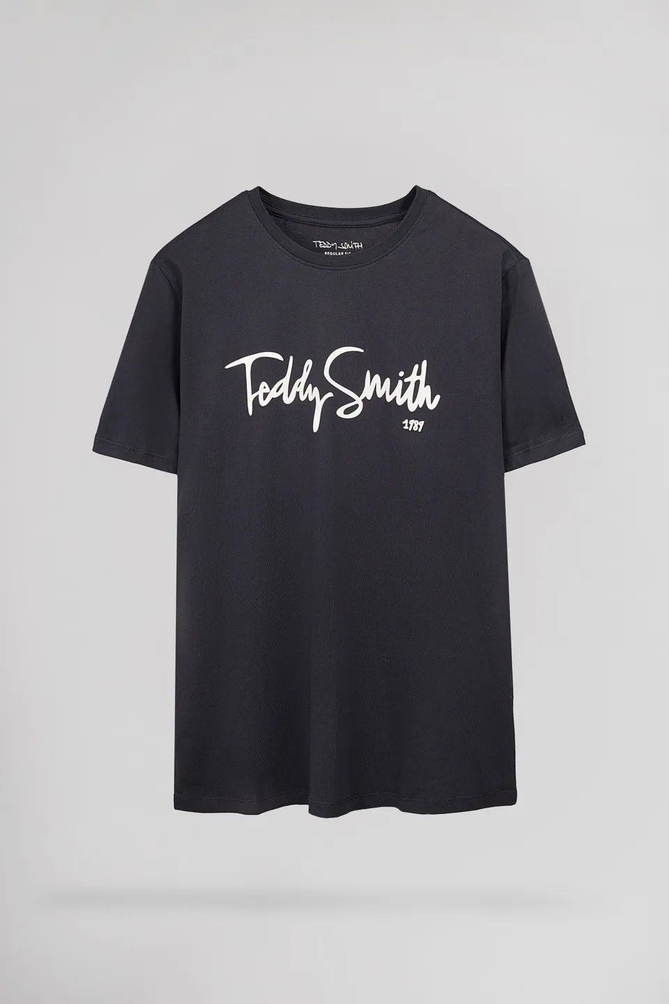 TEDDY SMITH T-EVRY MC t-shirt bleu marine coton