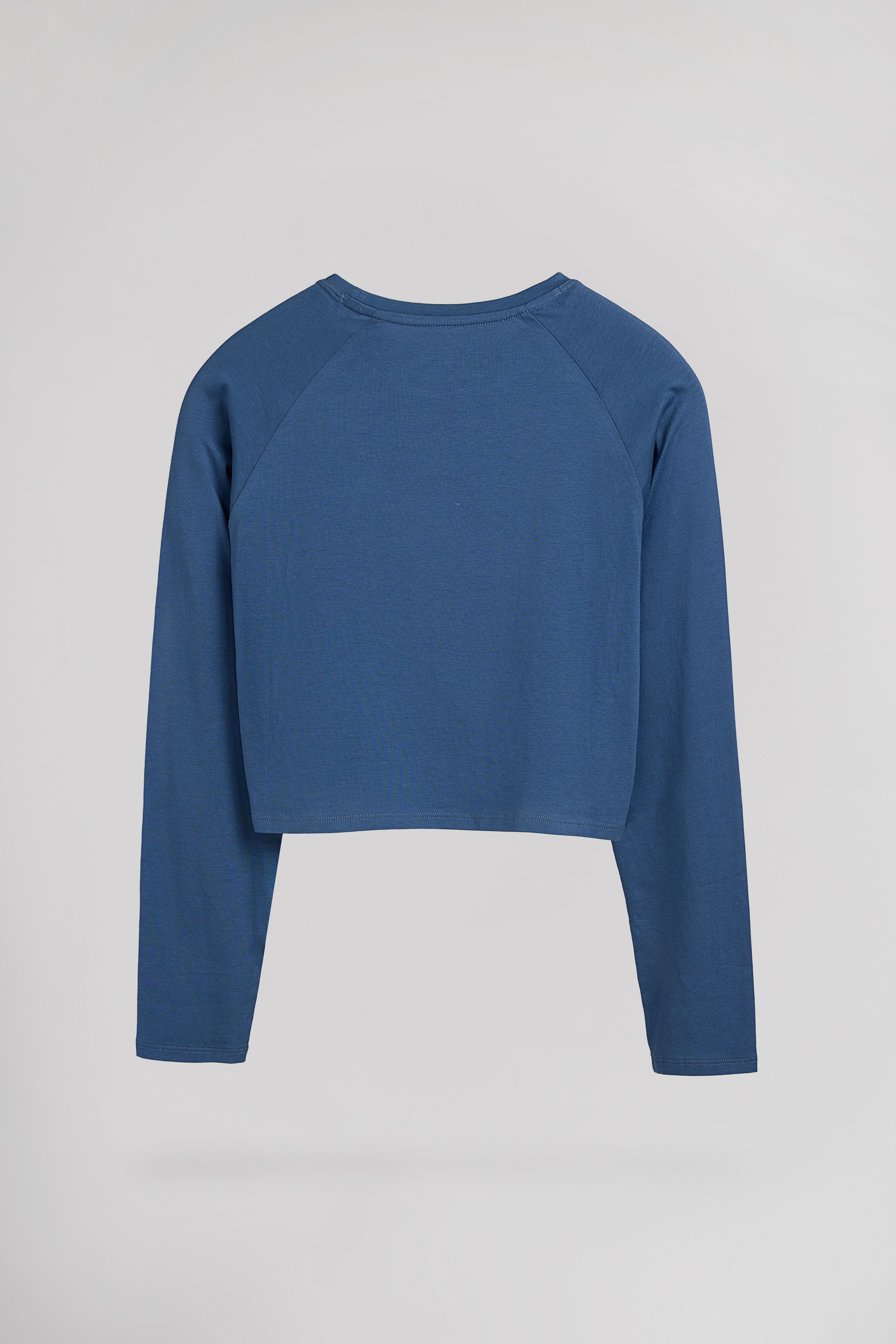 Teddy Smith T-Ody ML JR t-shirt indigo fille manches longues