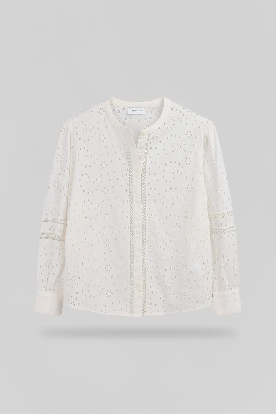 Teddy Smith C-Heli chemise brodée blanche femme