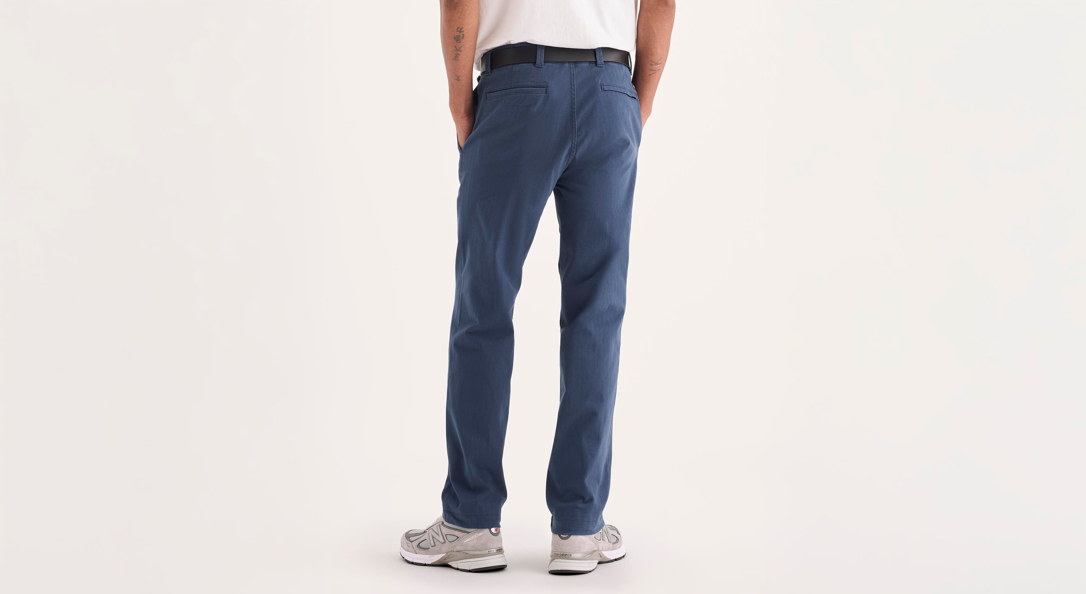 Dockers Alpha chino homme slim bleu stretch