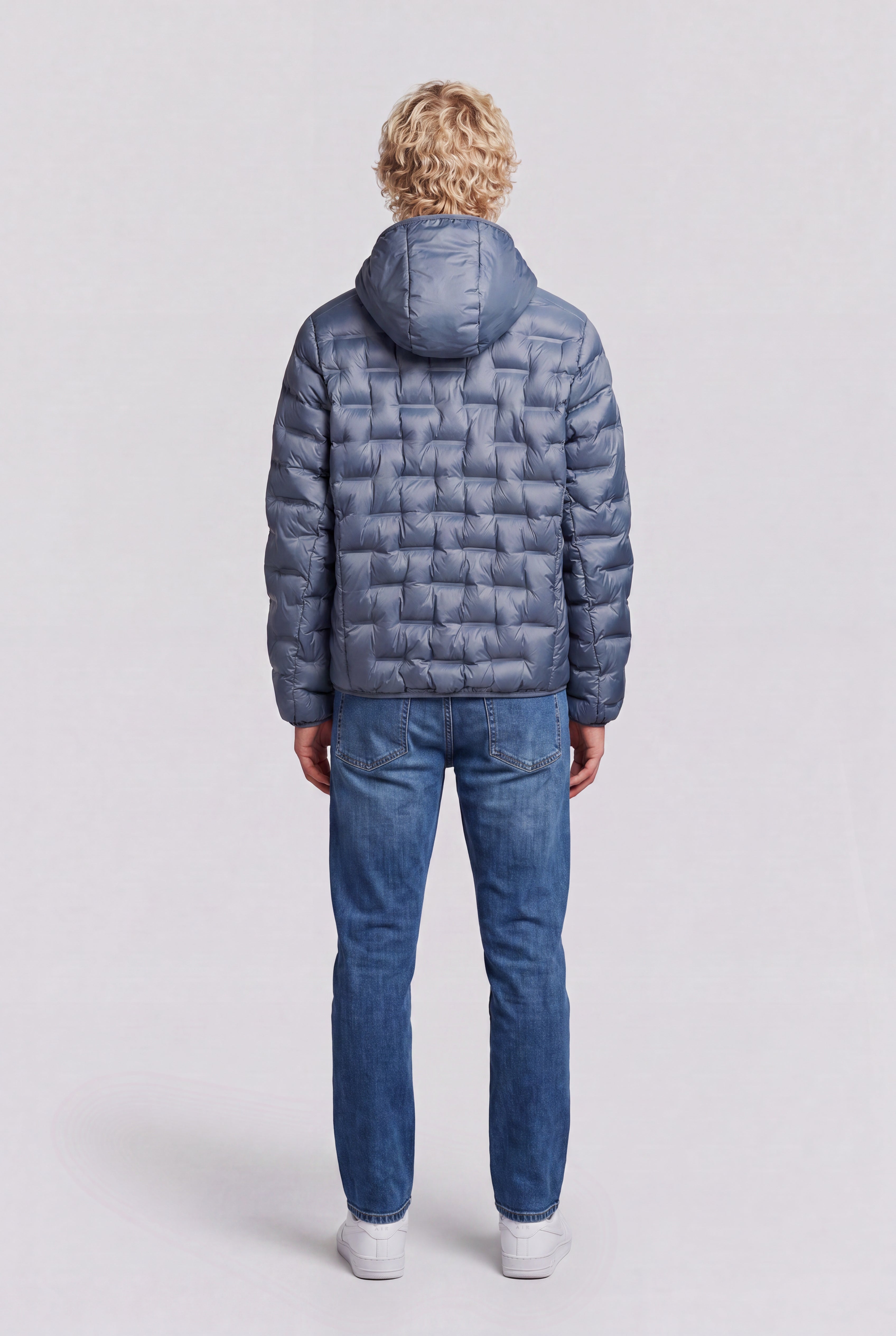Teddy Smith Blighter 2 doudoune capuche gris météore homme