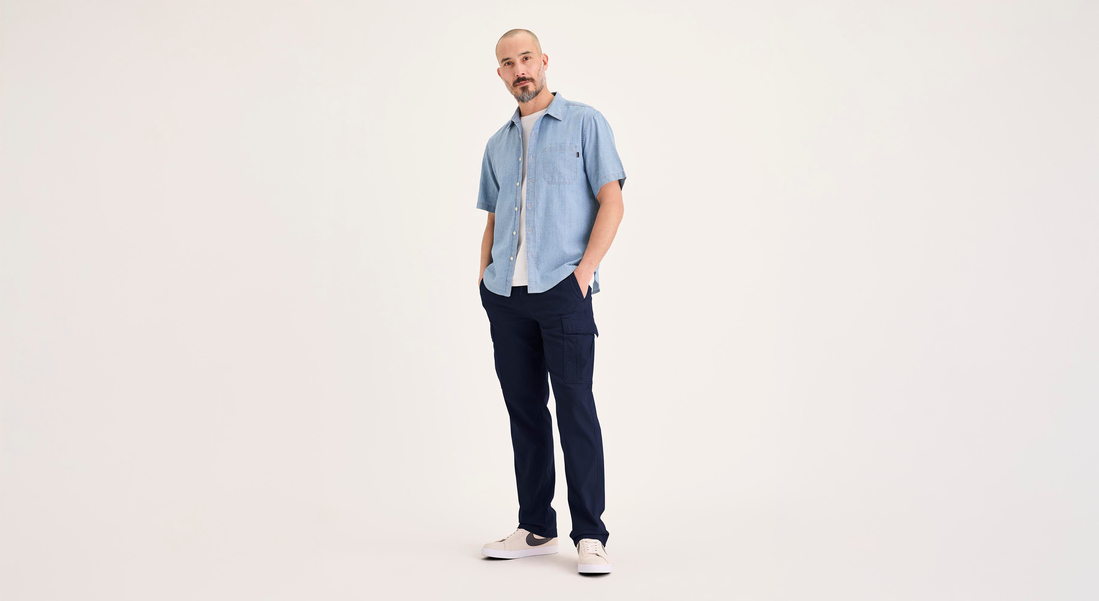 Dockers Utility Cargo pantalon droit bleu marine
