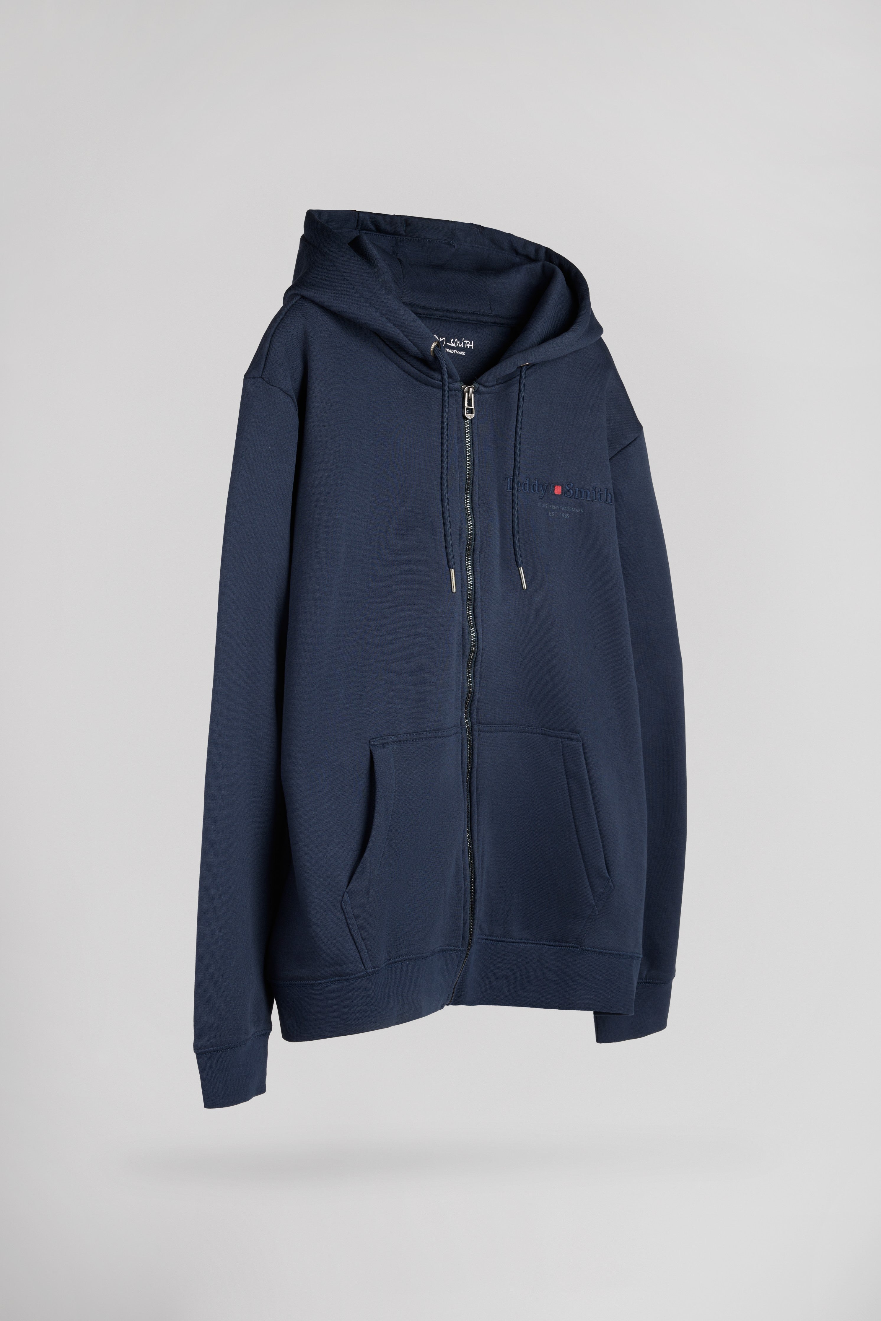 Teddy Smith Giclass Jim HZ gilet sweat capuche navy molleton