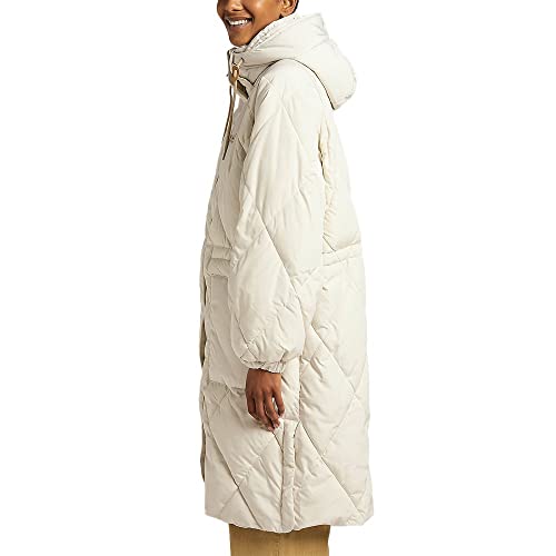 Lee Tampon Long veste femme Ecru XL coupe droite