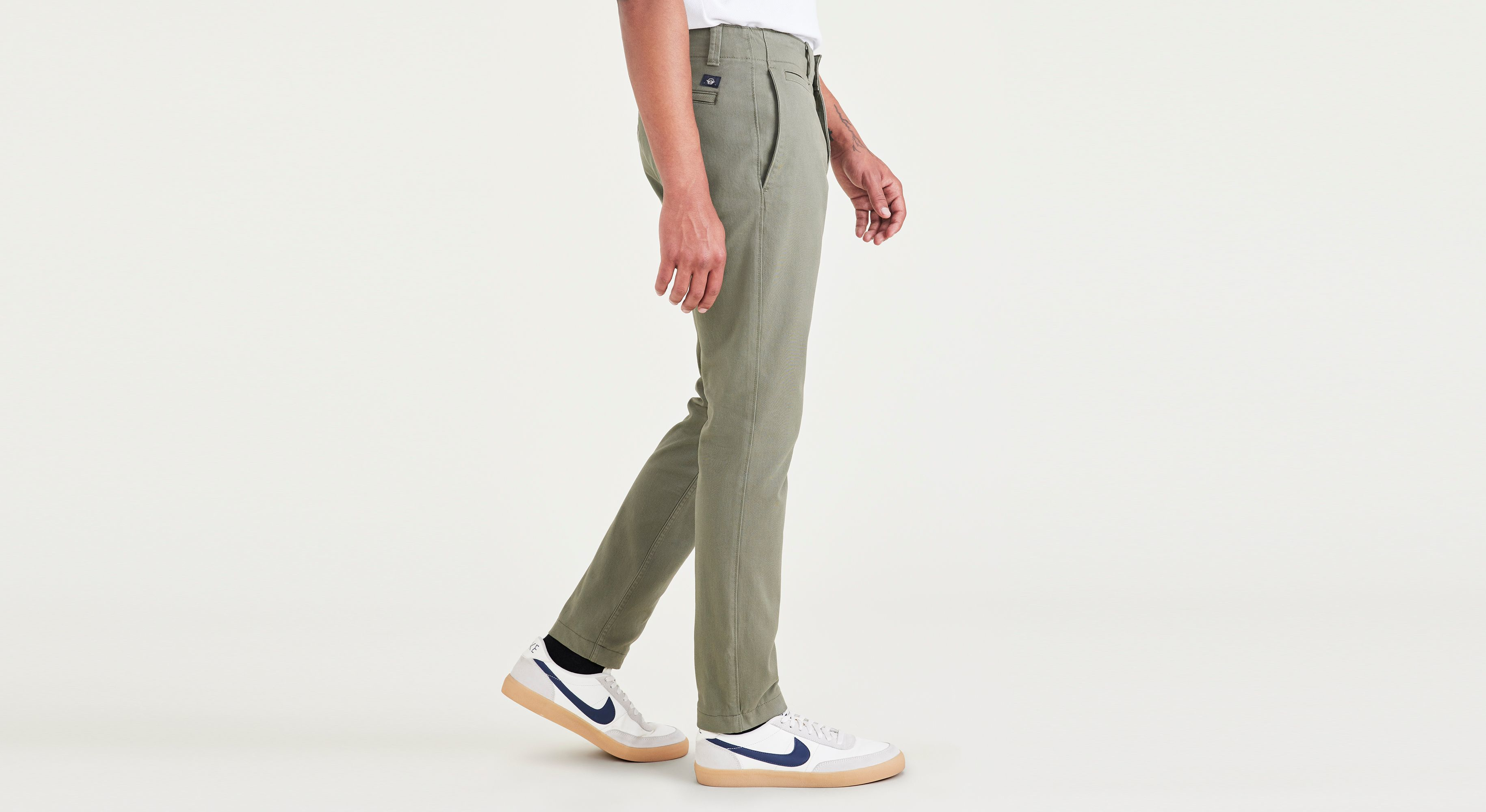 Dockers Alpha Chino Skinny chino camo vert stretch