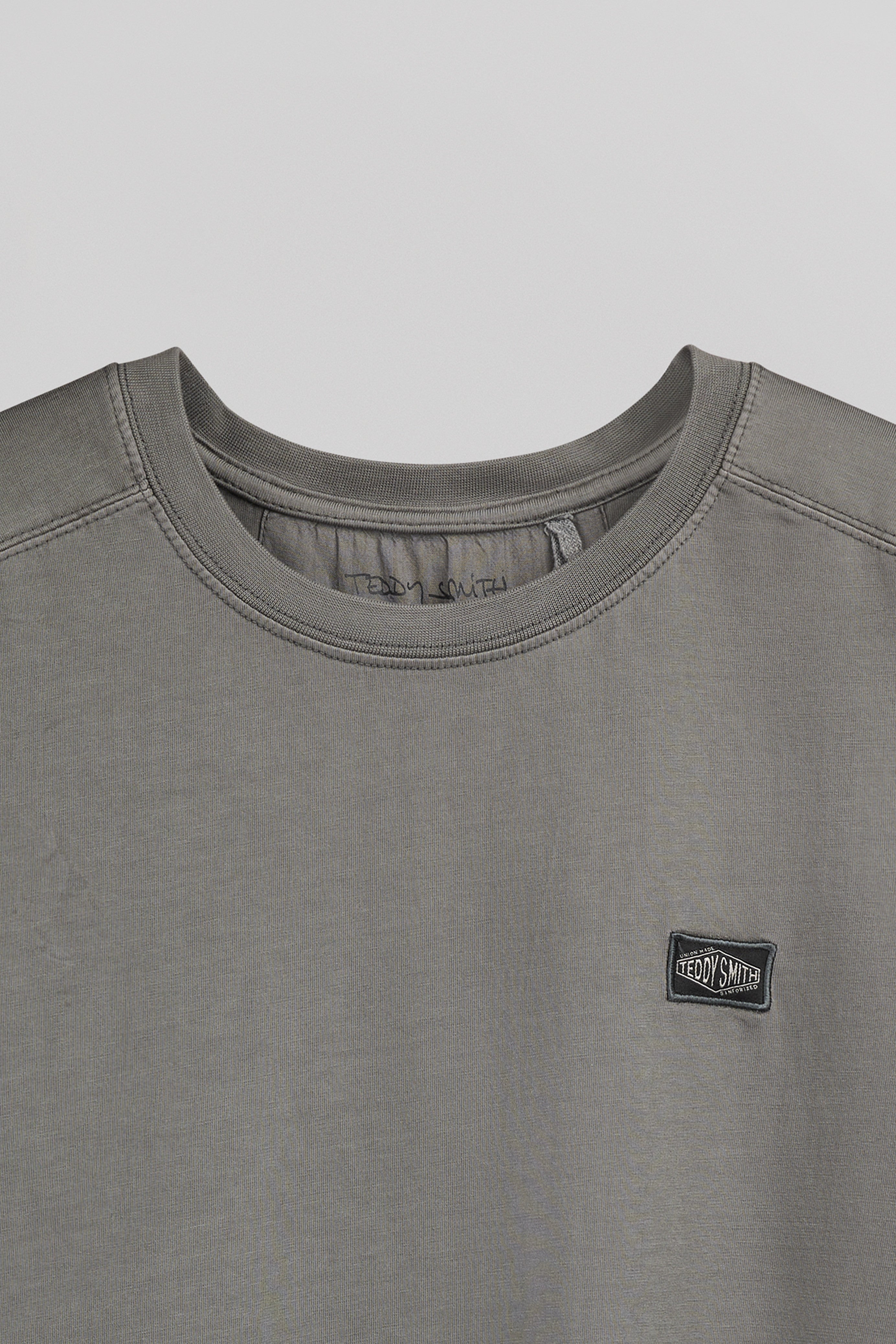Teddy Smith T-Nateo MC t-shirt ample gris ardoise coton