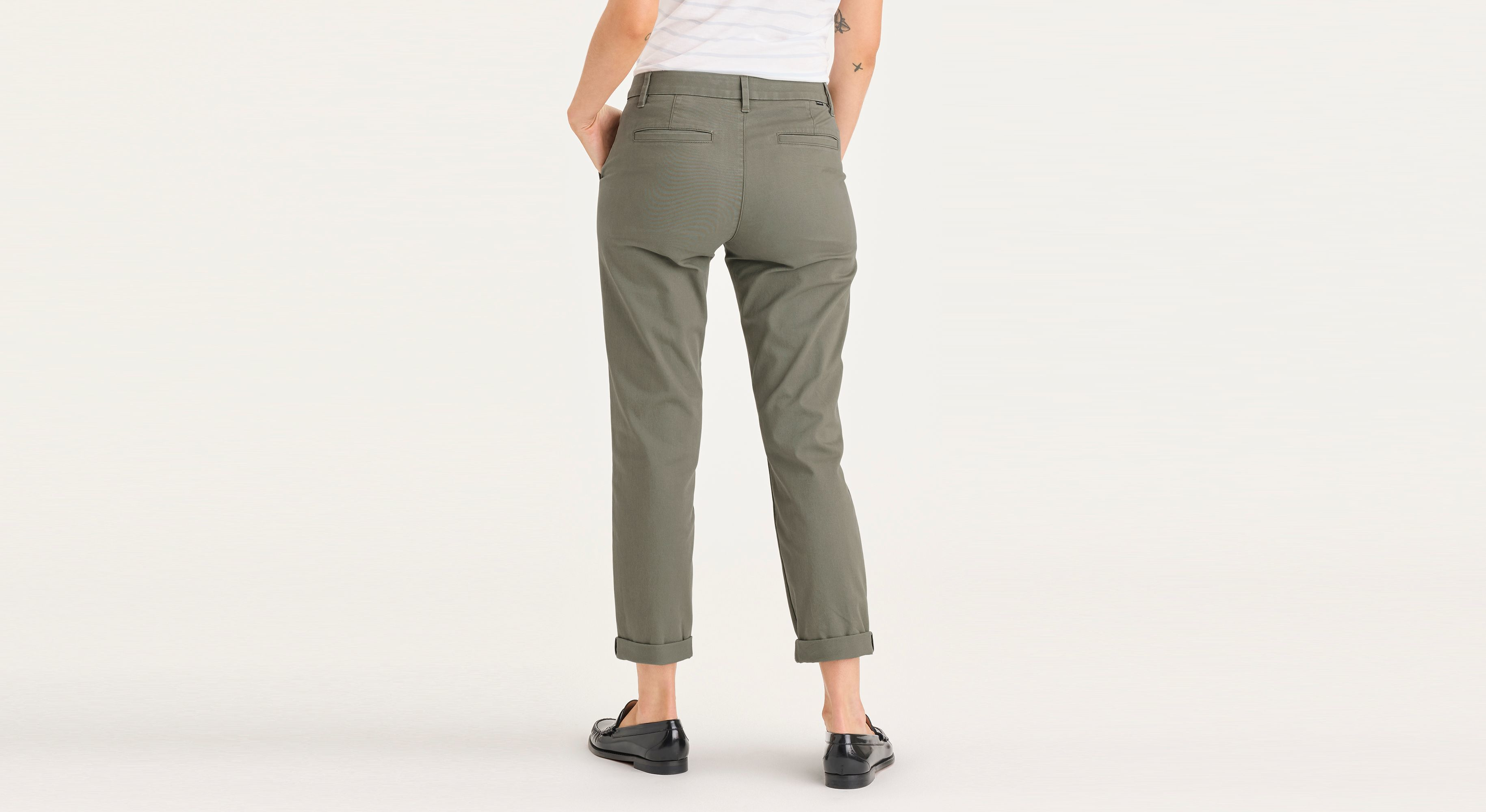 Dockers Weekend Chino Slim Fit pantalon vert long