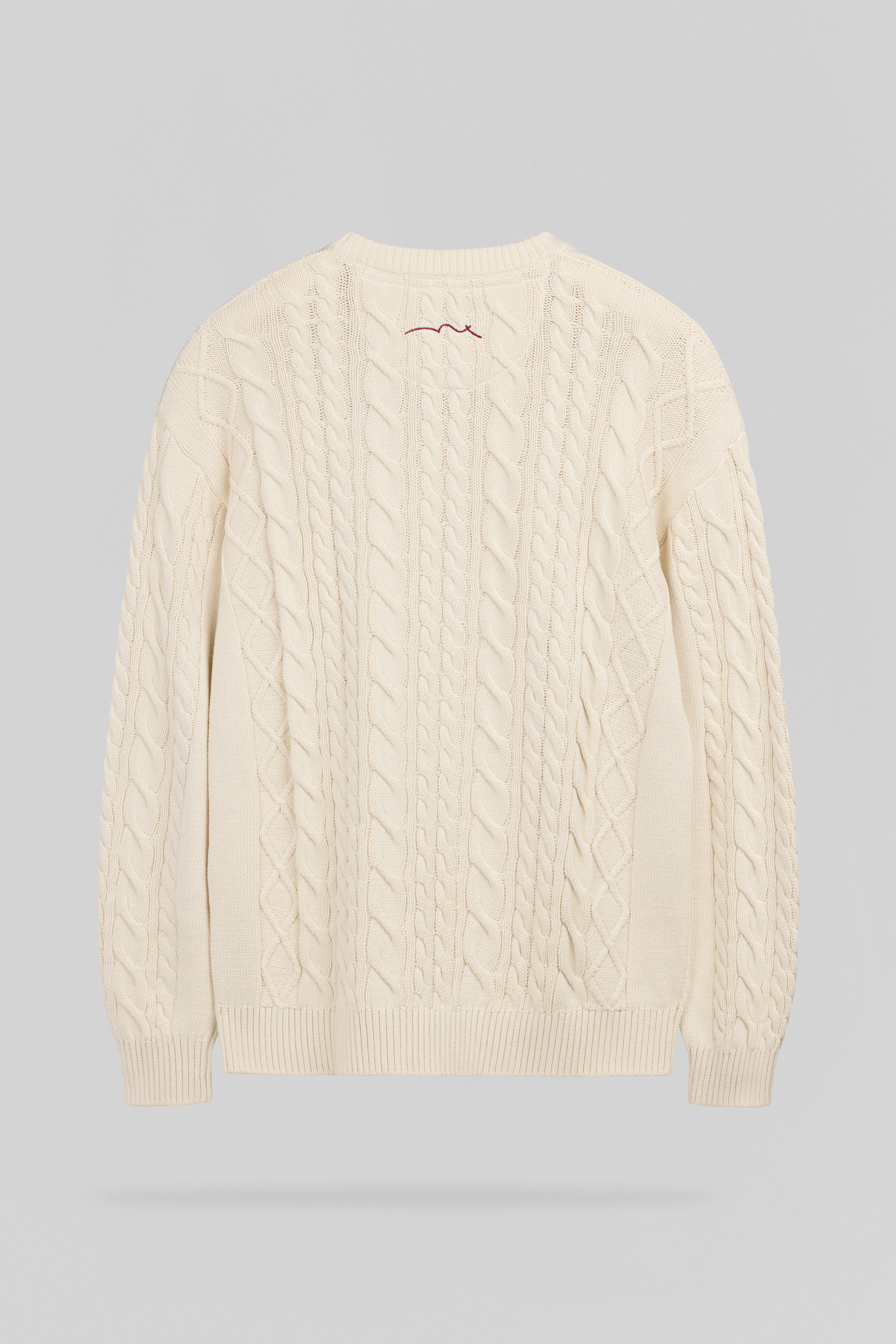 Teddy Smith P-Aron Pull homme crème torsadé