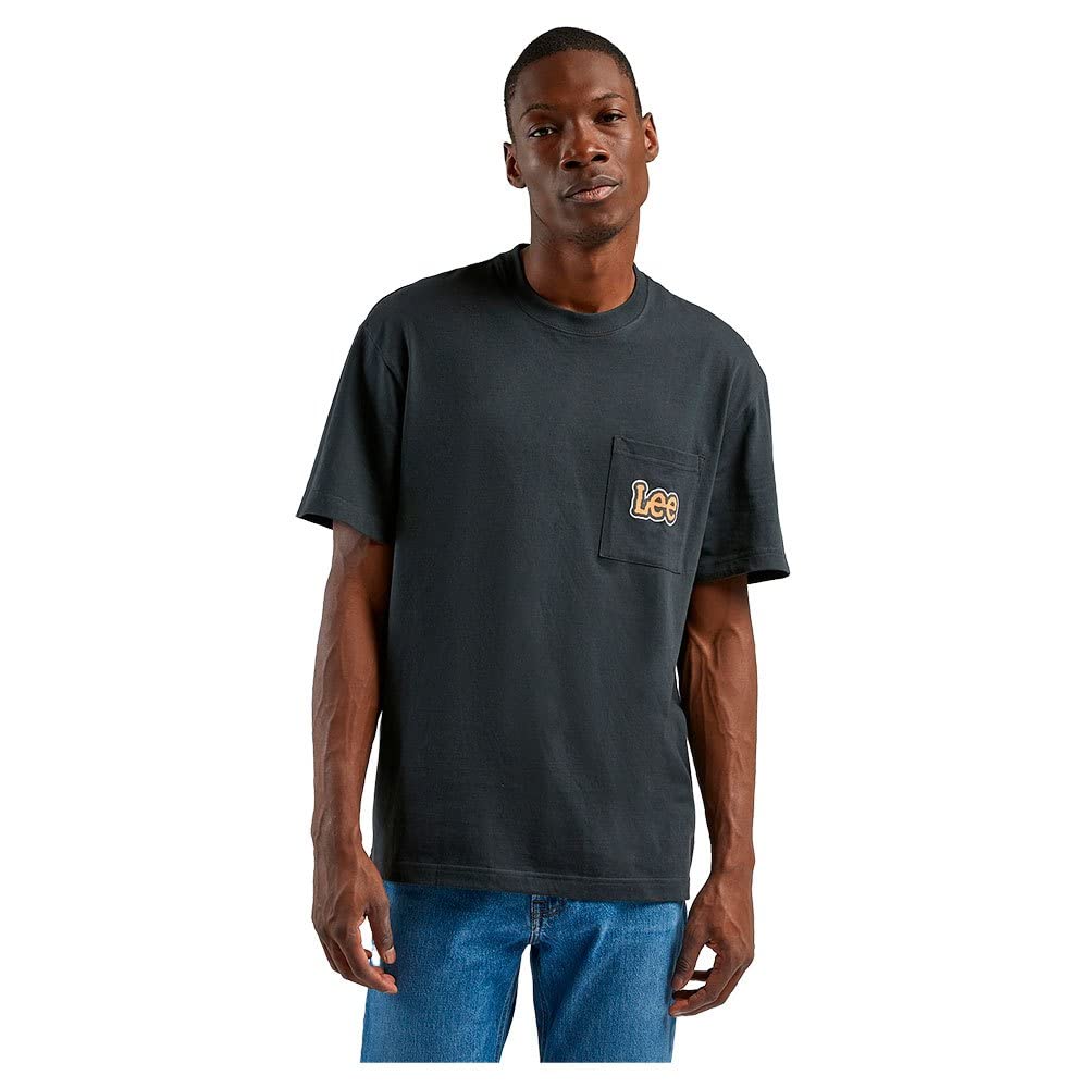 Lee SS Loose Tee t-shirt homme M noir délavé