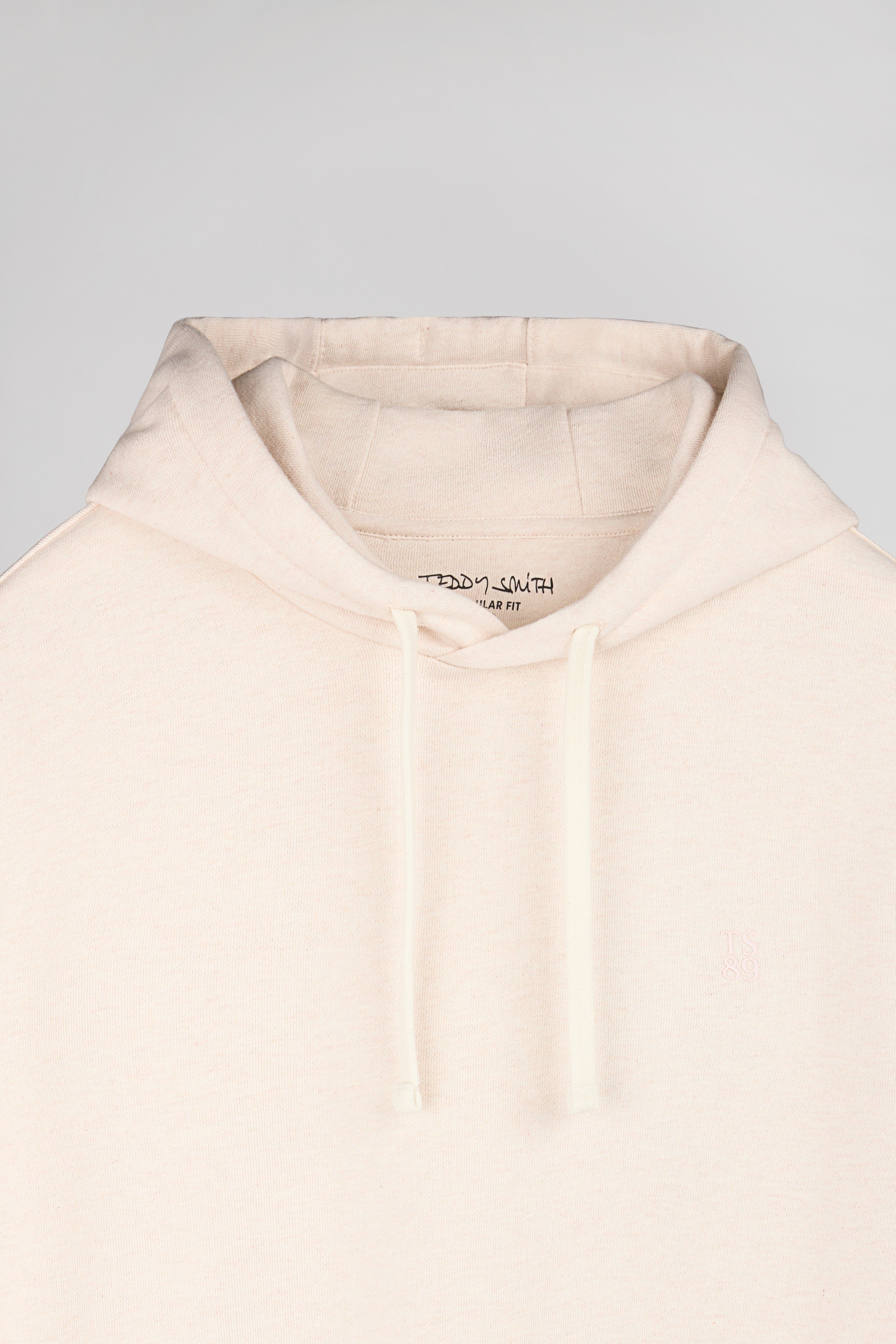 Teddy Smith S-Narvik Hoody sweat homme cream capuche