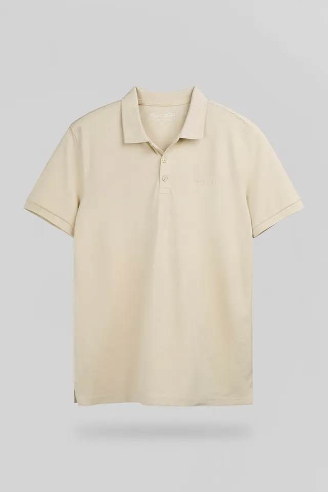 Teddy Smith P-Alban polo homme grège piqué coton