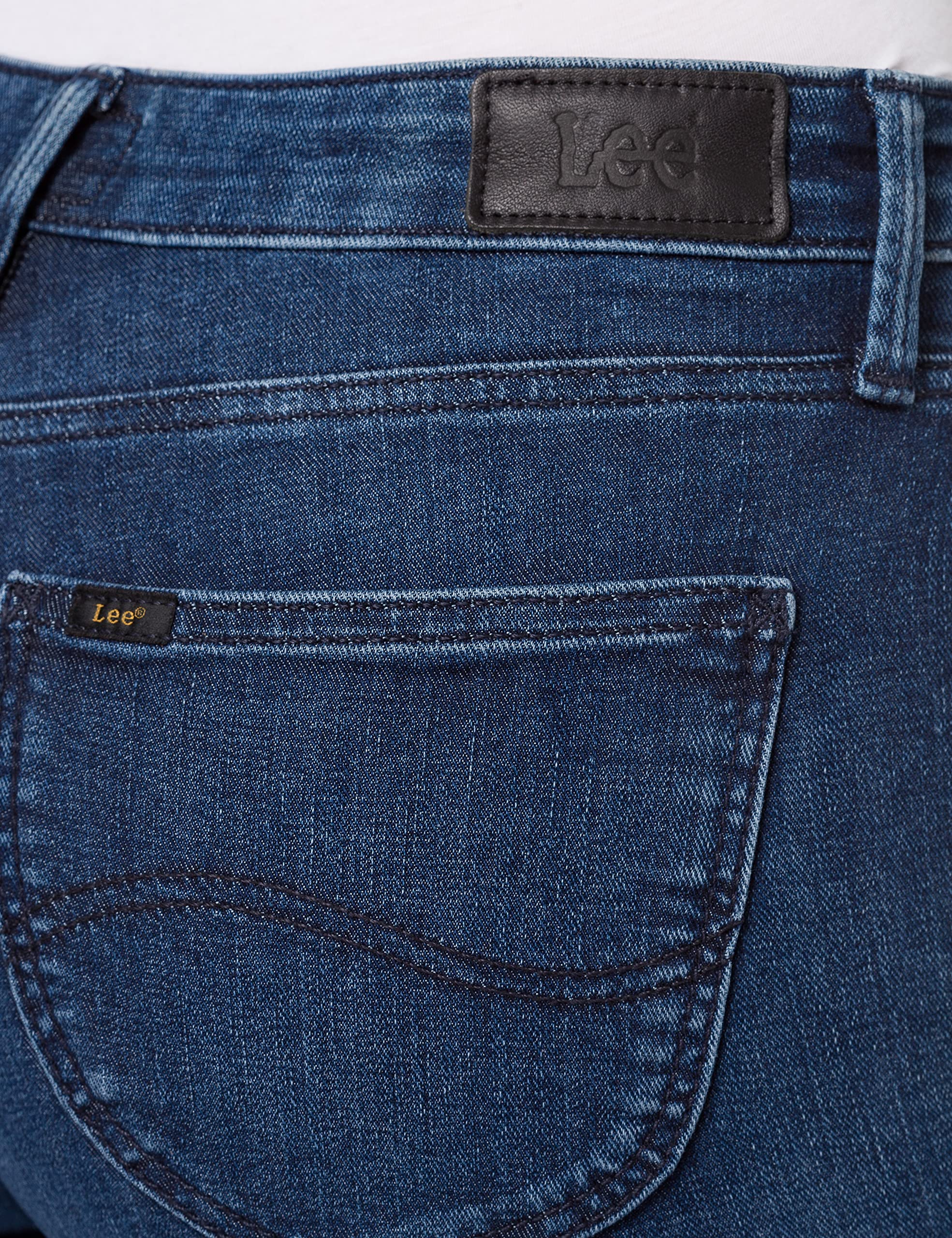 Lee Scarlett Cropped jean skinny bleu Sitka 25/31