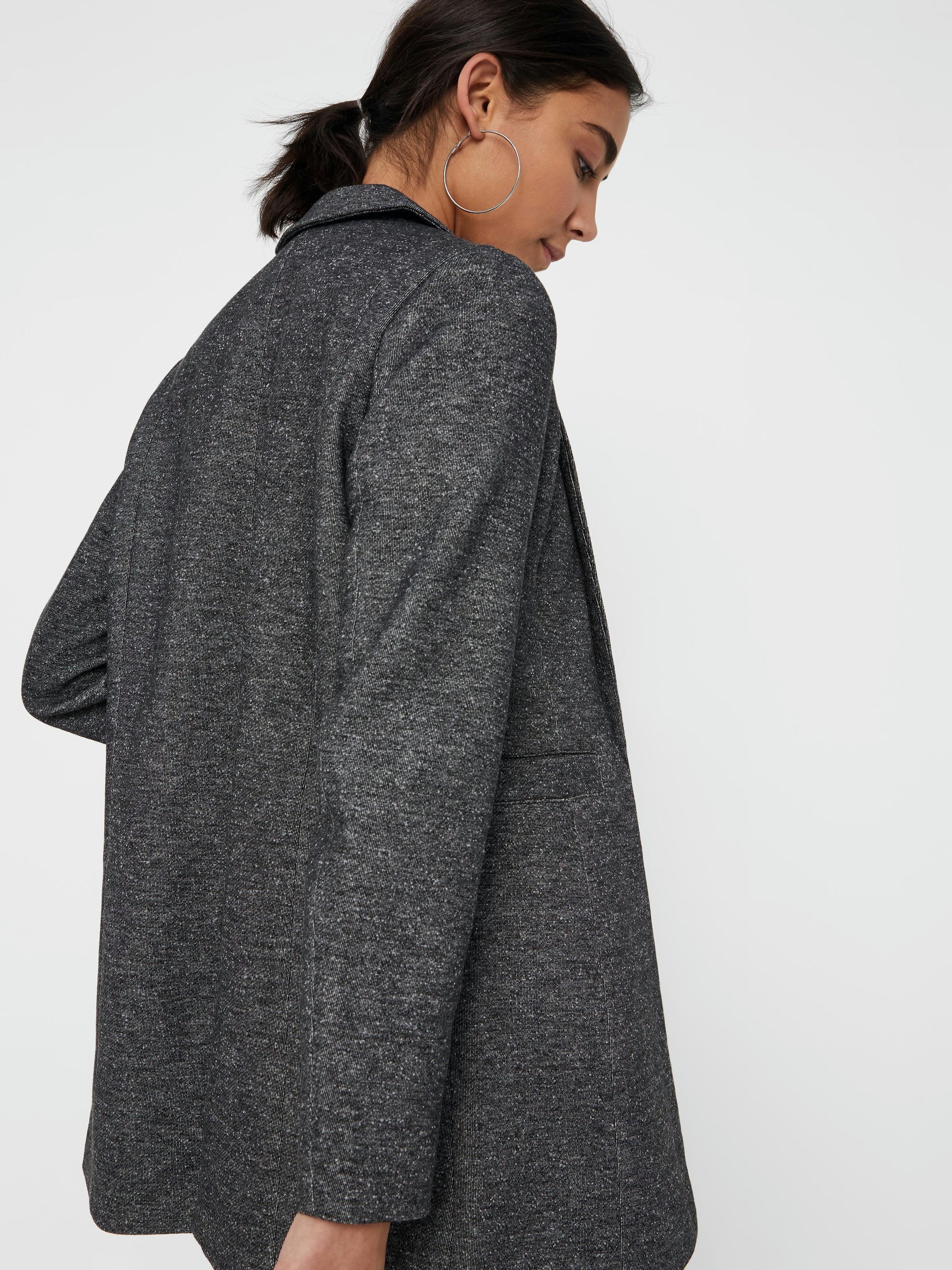 Noisy May blazer long sans fermeture doublé 74 cm