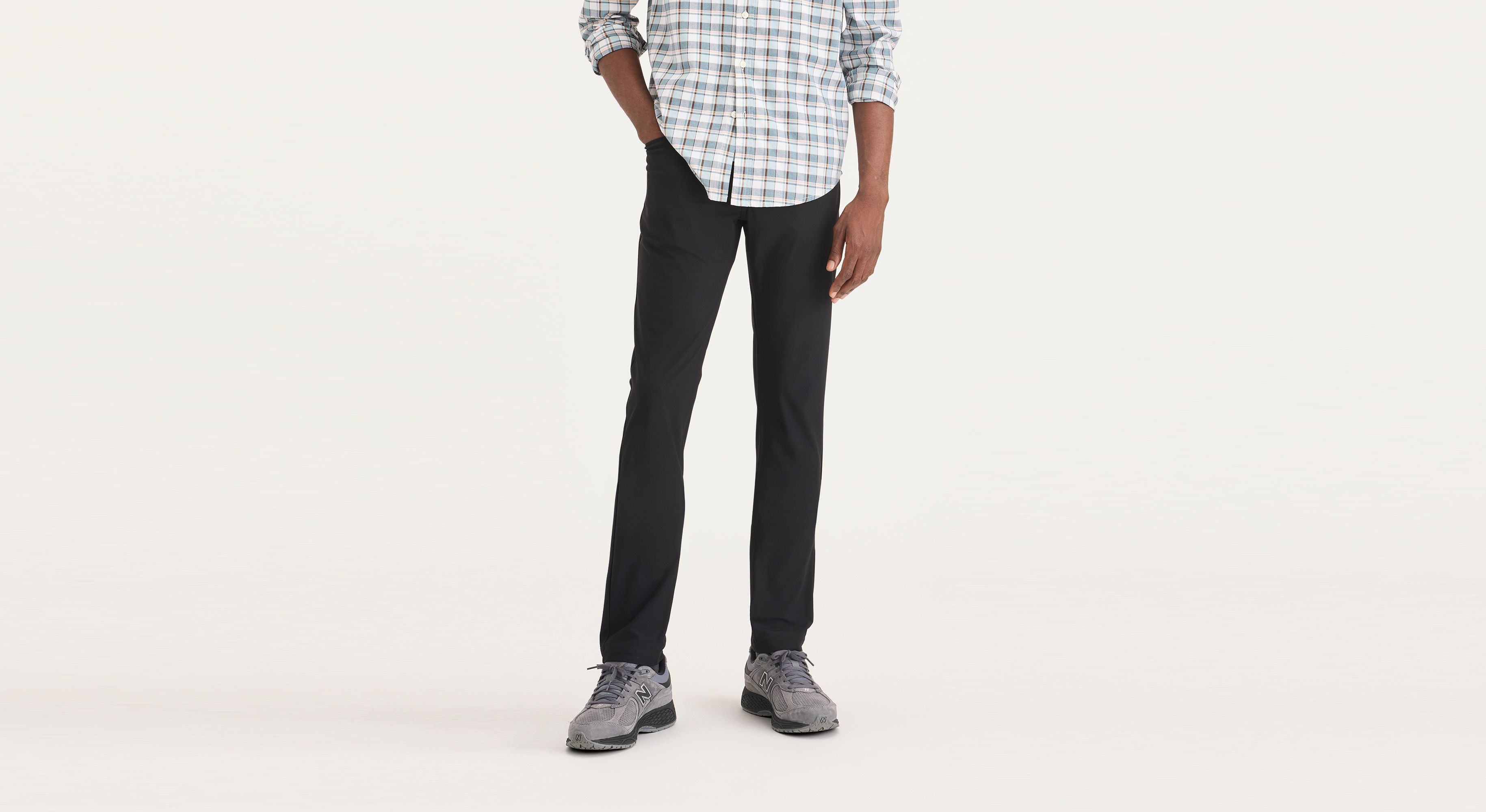 Dockers Go Airweave 5-Pocket chino homme Noir slim