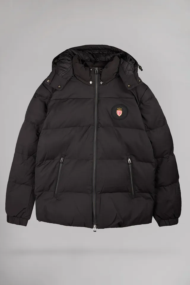 Teddy Smith B-Jonah Noir blouson matelassé capuche