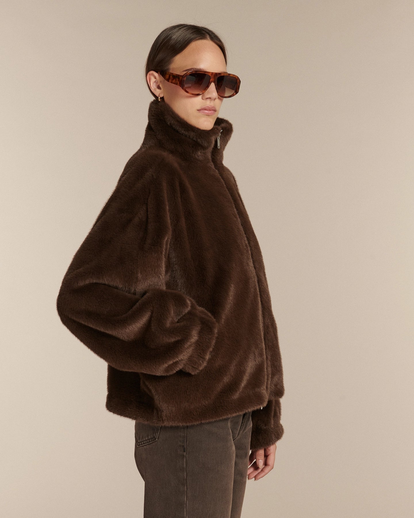 Labdip Boy Mink Paddington veste fausse fourrure