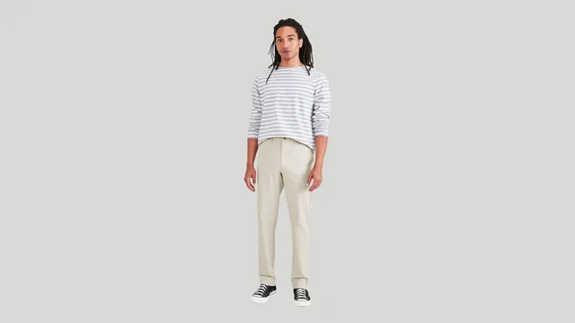 Dockers Crafted Khaki Slim Fit chino kaki sahara stretch