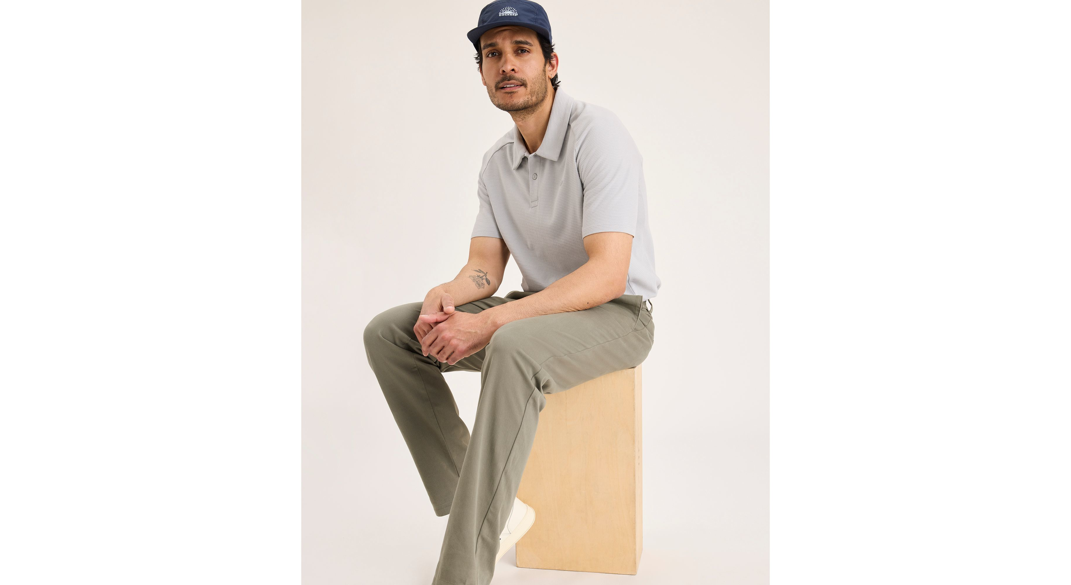 Dockers Go Activeflex chino homme slim vert camo