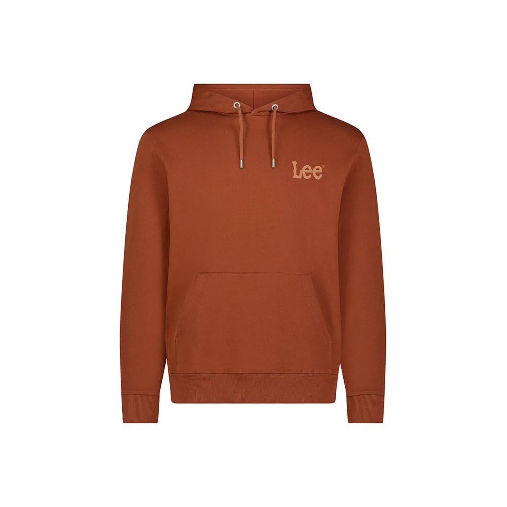 Lee Wobbly sweat homme Espresso à capuche molleton