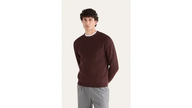 Dockers pull col rond rouge coupe regular homme
