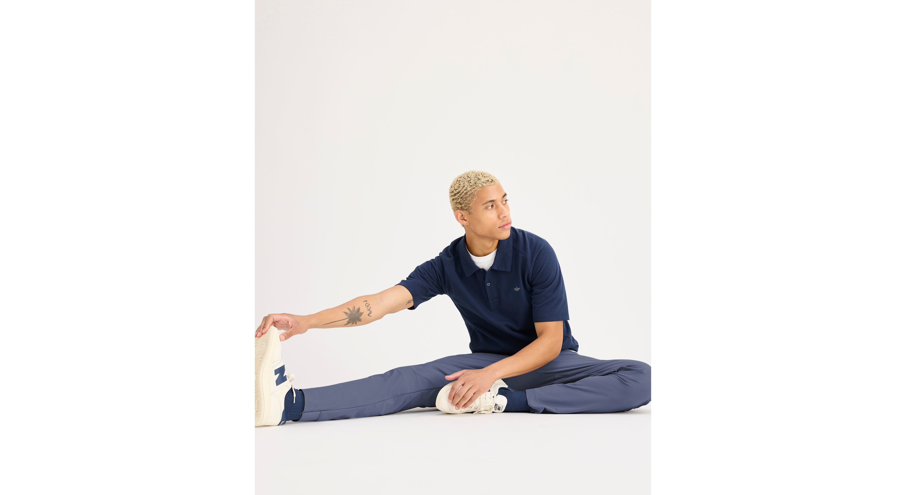 Dockers Go Airweave jogger homme bleu slim